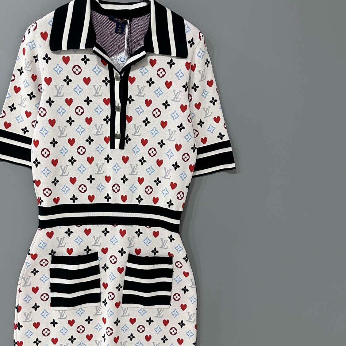 Louis Vuitton Louis Vuitton Retro Multi Dress M Women Size M / US 6-8 / IT 42-44 - 2 Thumbnail