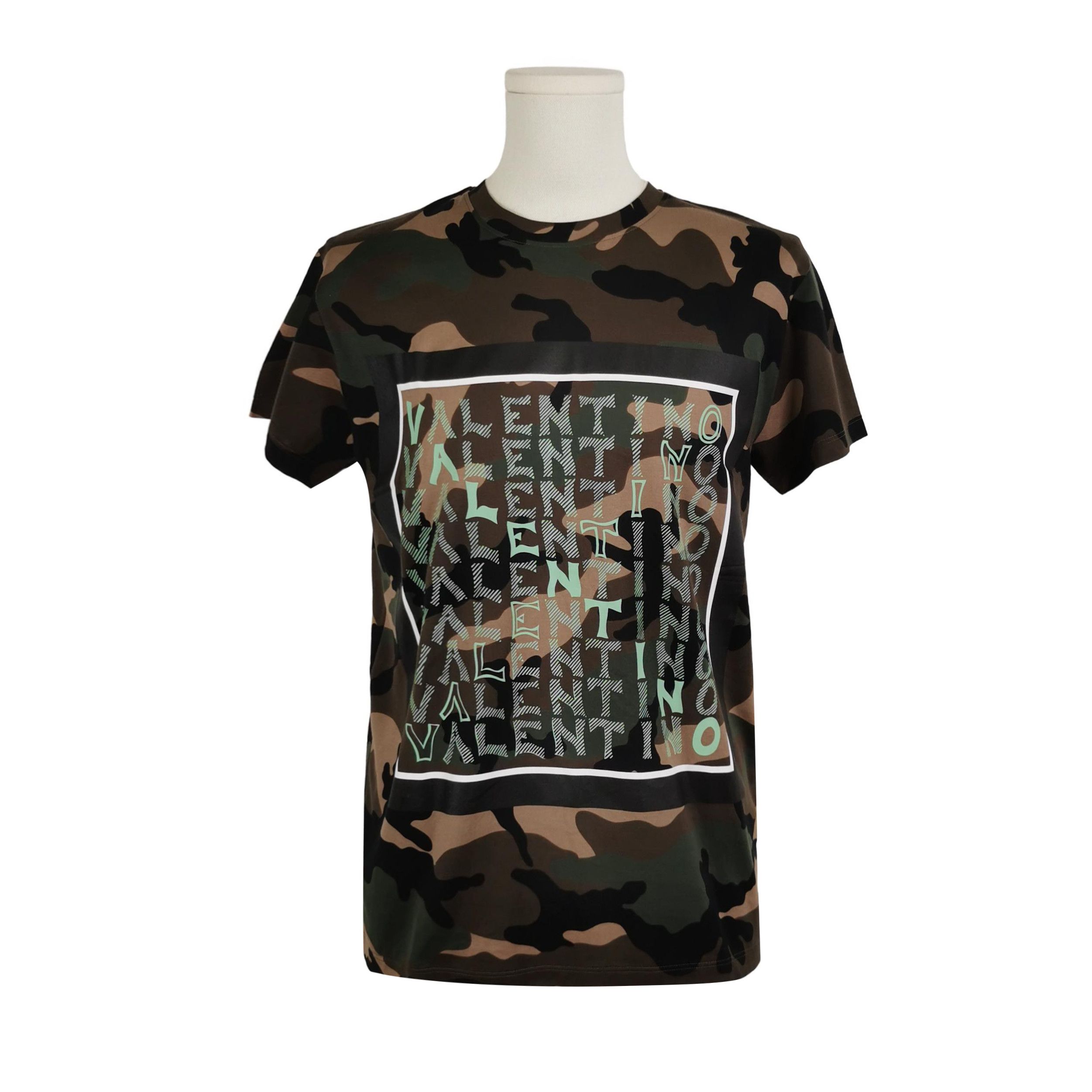 Valentino Valentino Camo Logo T-Shirt S Size US S / EU 44-46 / 1 - 2 Thumbnail