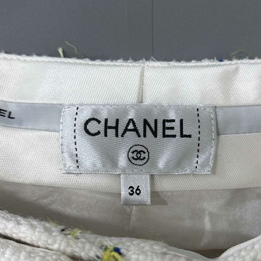 Chanel Chanel Casual Plaid Green Pants 36 Women Size 36" / US 14 / IT 50 - 7 Thumbnail