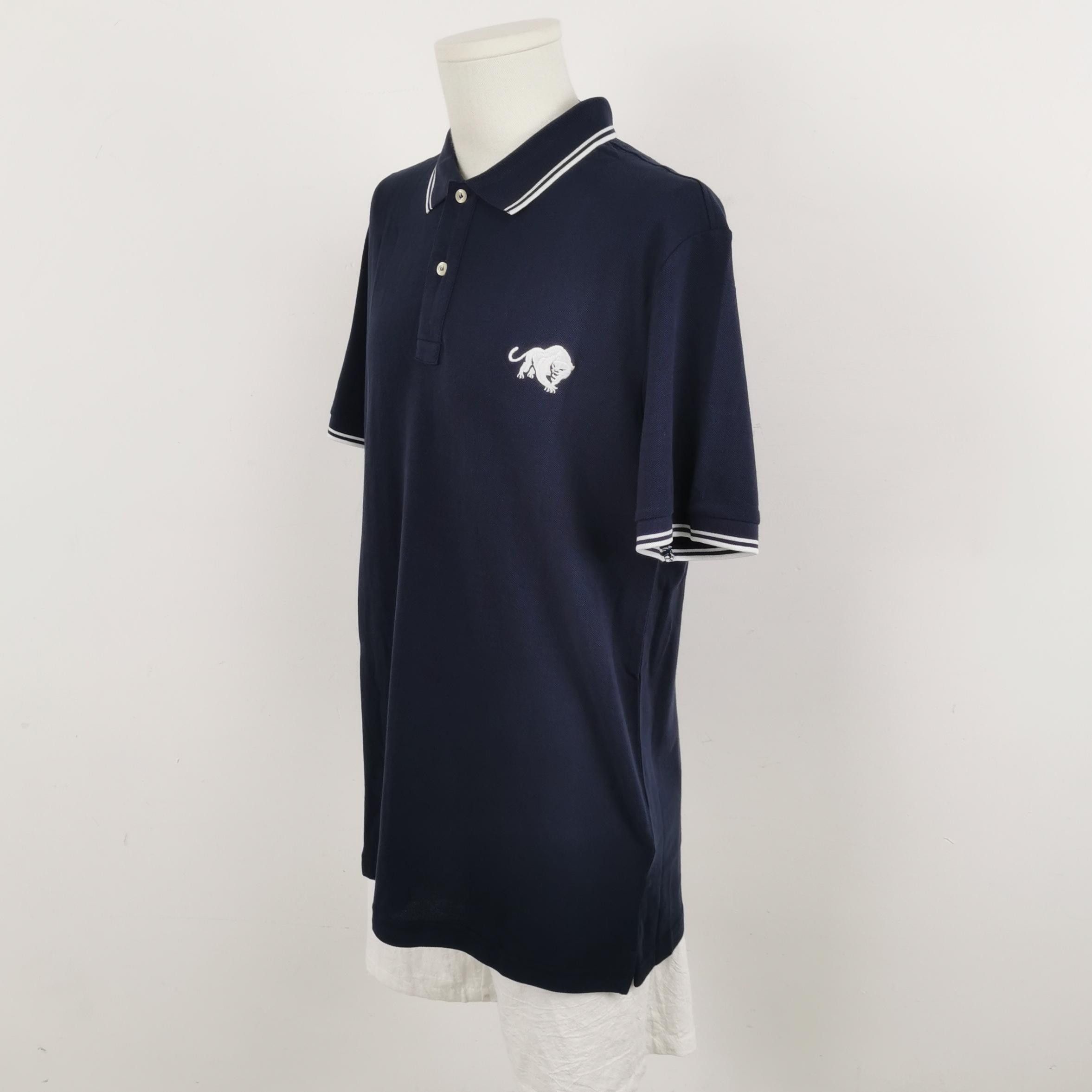 Prada Prada Striped Embroidered Polo Shirt XL Size US XL / EU 56 / 4 - 3 Thumbnail