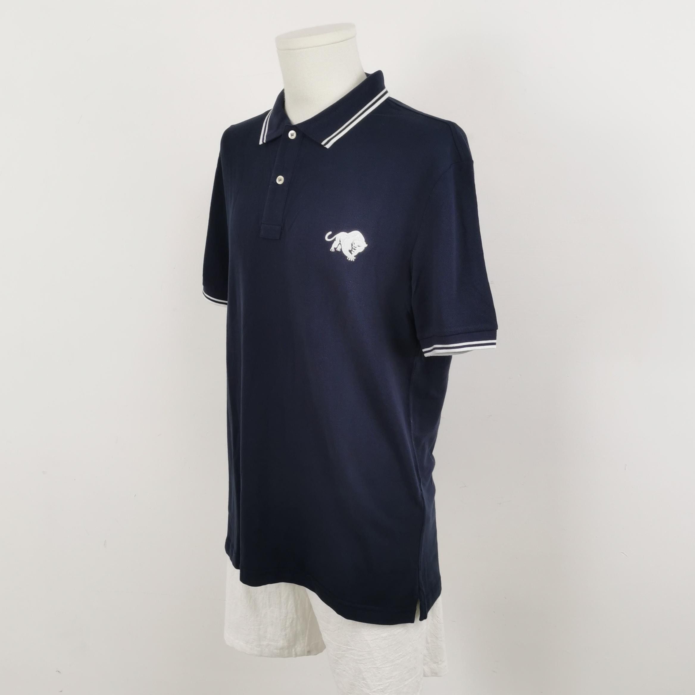 Prada Prada Striped Trim Logo Polo Shirt XL Size US XL / EU 56 / 4 - 3 Thumbnail
