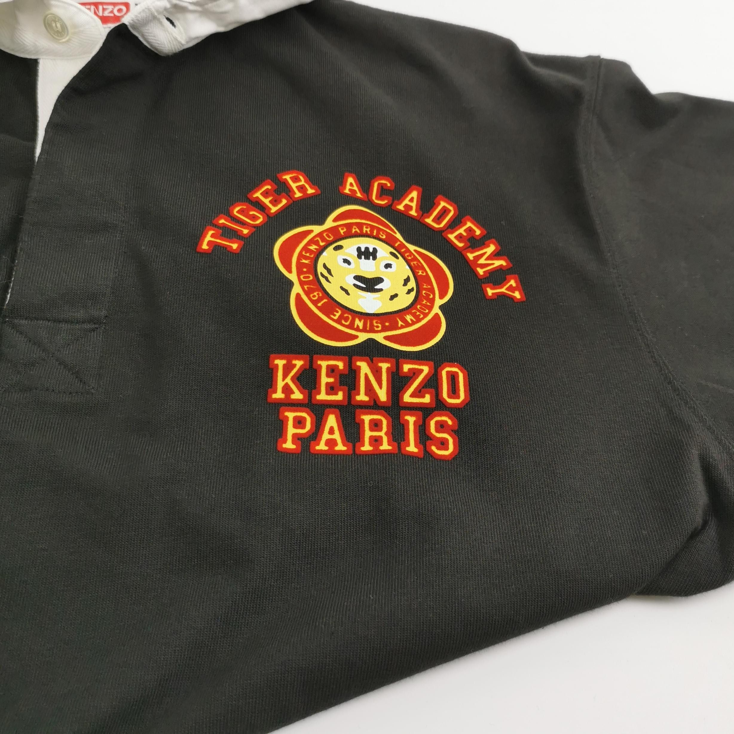 Kenzo Kenzo Tiger Academy Long Sleeve Polo Size M Size US M / EU 48-50 / 2 - 5 Thumbnail