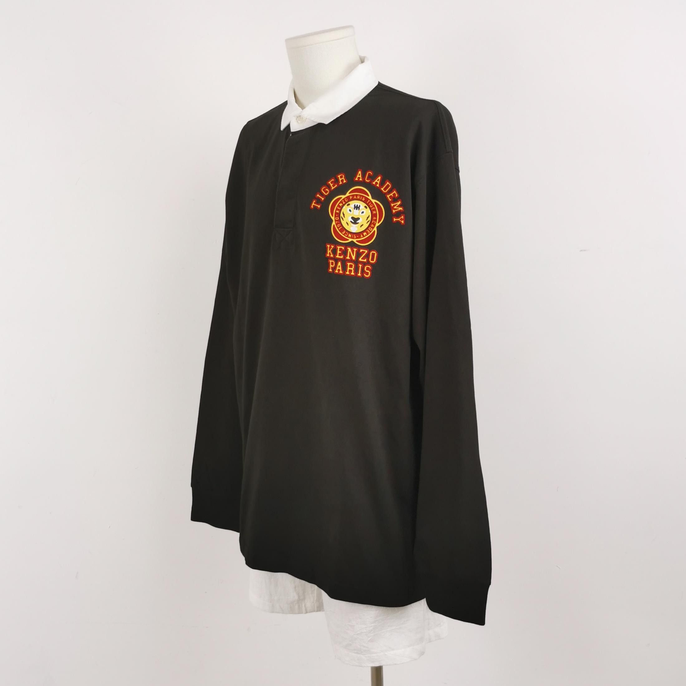 Kenzo Kenzo Tiger Academy Long Sleeve Polo Size M Size US M / EU 48-50 / 2 - 3 Thumbnail