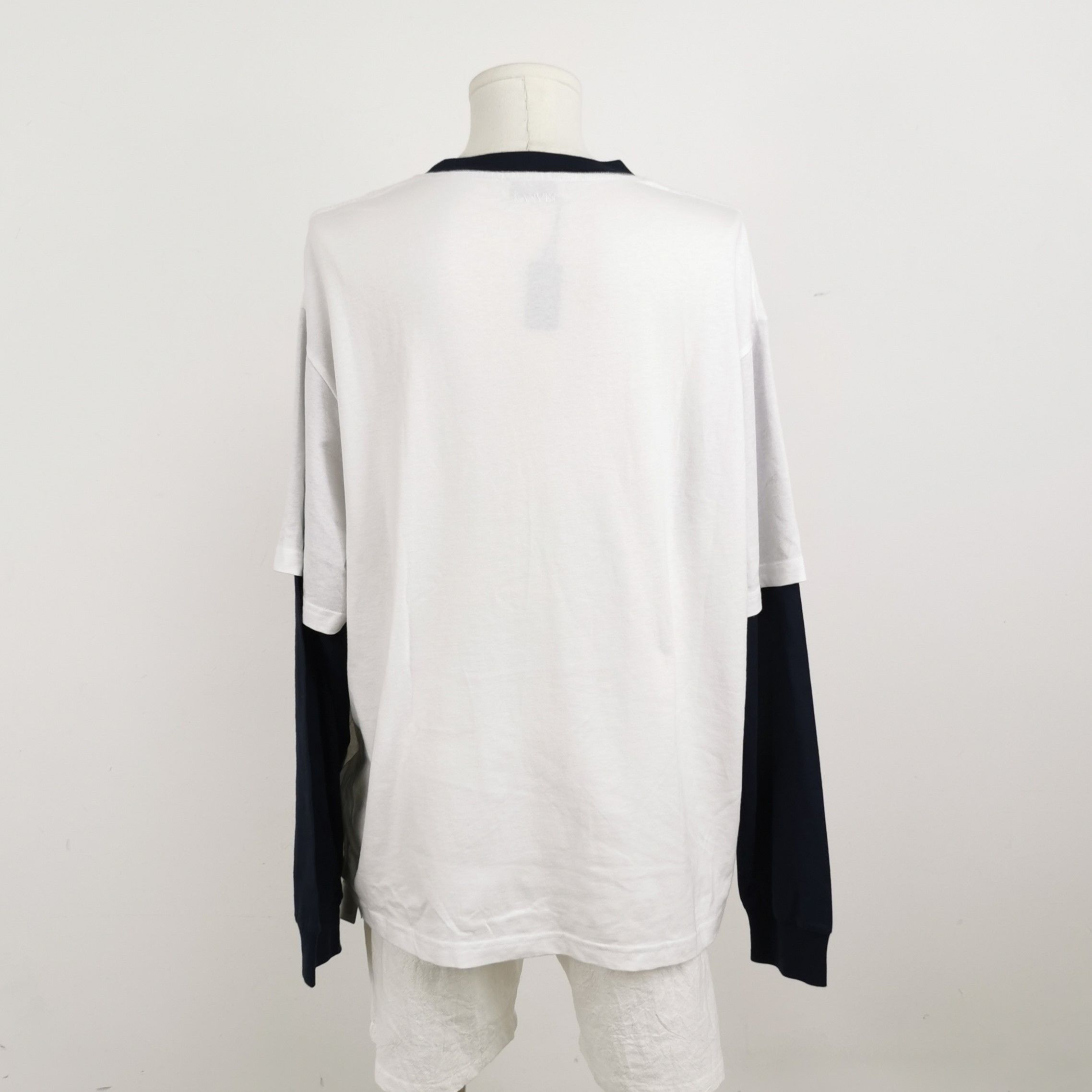 Lanvin Lanvin Double Layer Logo Long Sleeve T-Shirt Size L Size US L / EU 52-54 / 3 - 4 Thumbnail