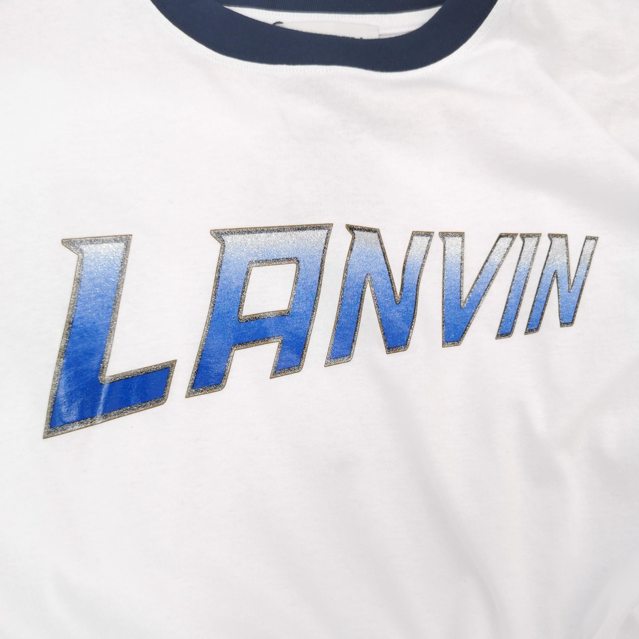 Lanvin Lanvin Double Layer Logo Long Sleeve T-Shirt Size L Size US L / EU 52-54 / 3 - 5 Thumbnail