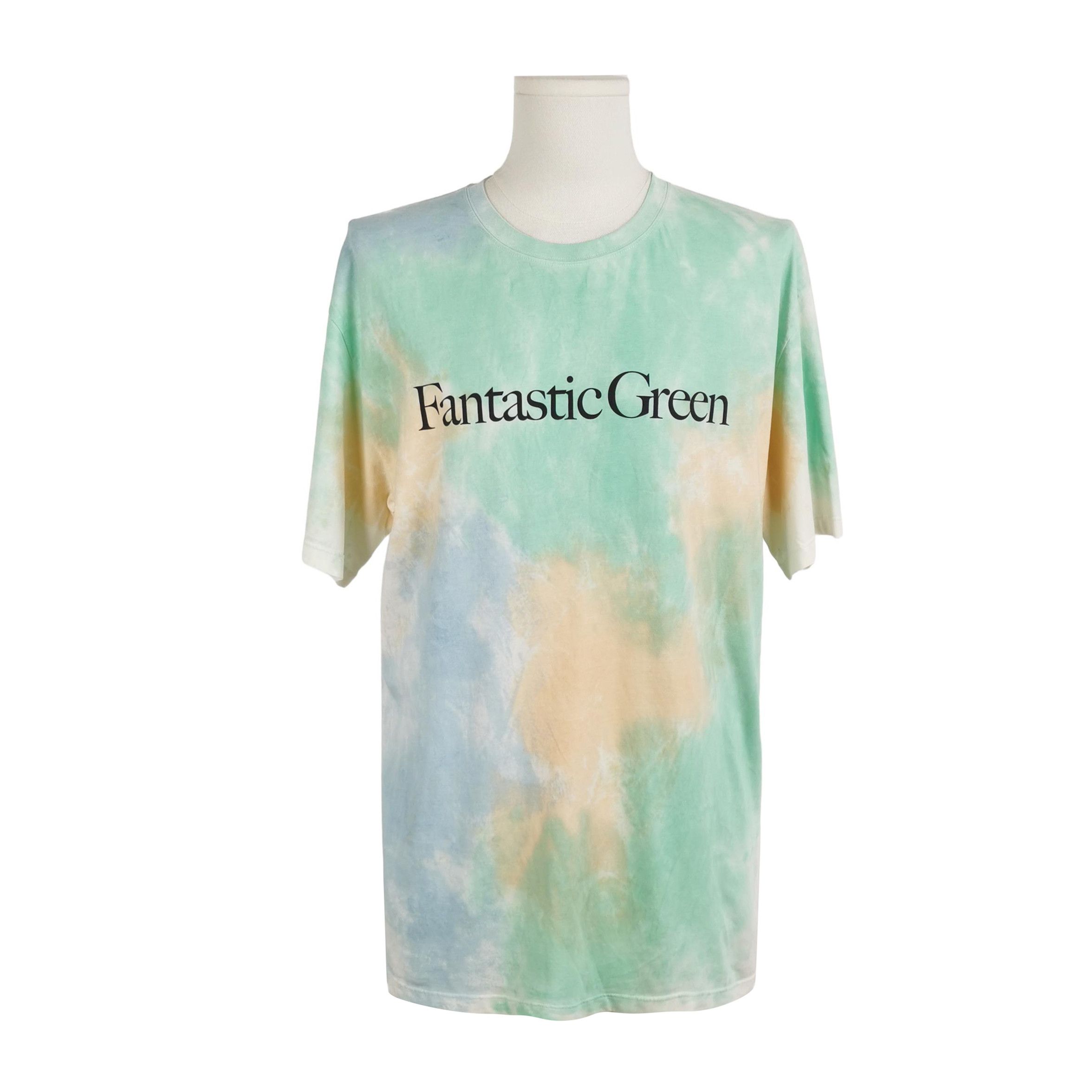 MSGM MSGM Tie-Dye Fantastic Green T-Shirt Size M Size US M / EU 48-50 / 2 - 2 Thumbnail