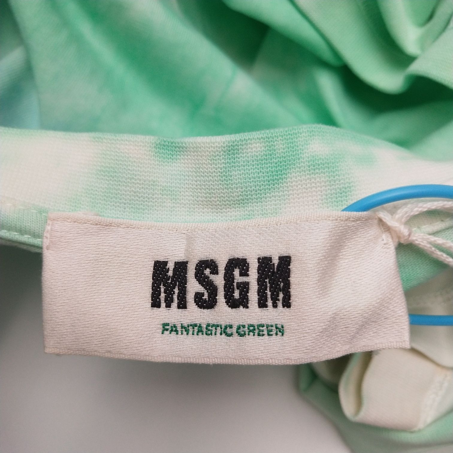 MSGM MSGM Tie-Dye Fantastic Green T-Shirt Size M Size US M / EU 48-50 / 2 - 7 Thumbnail