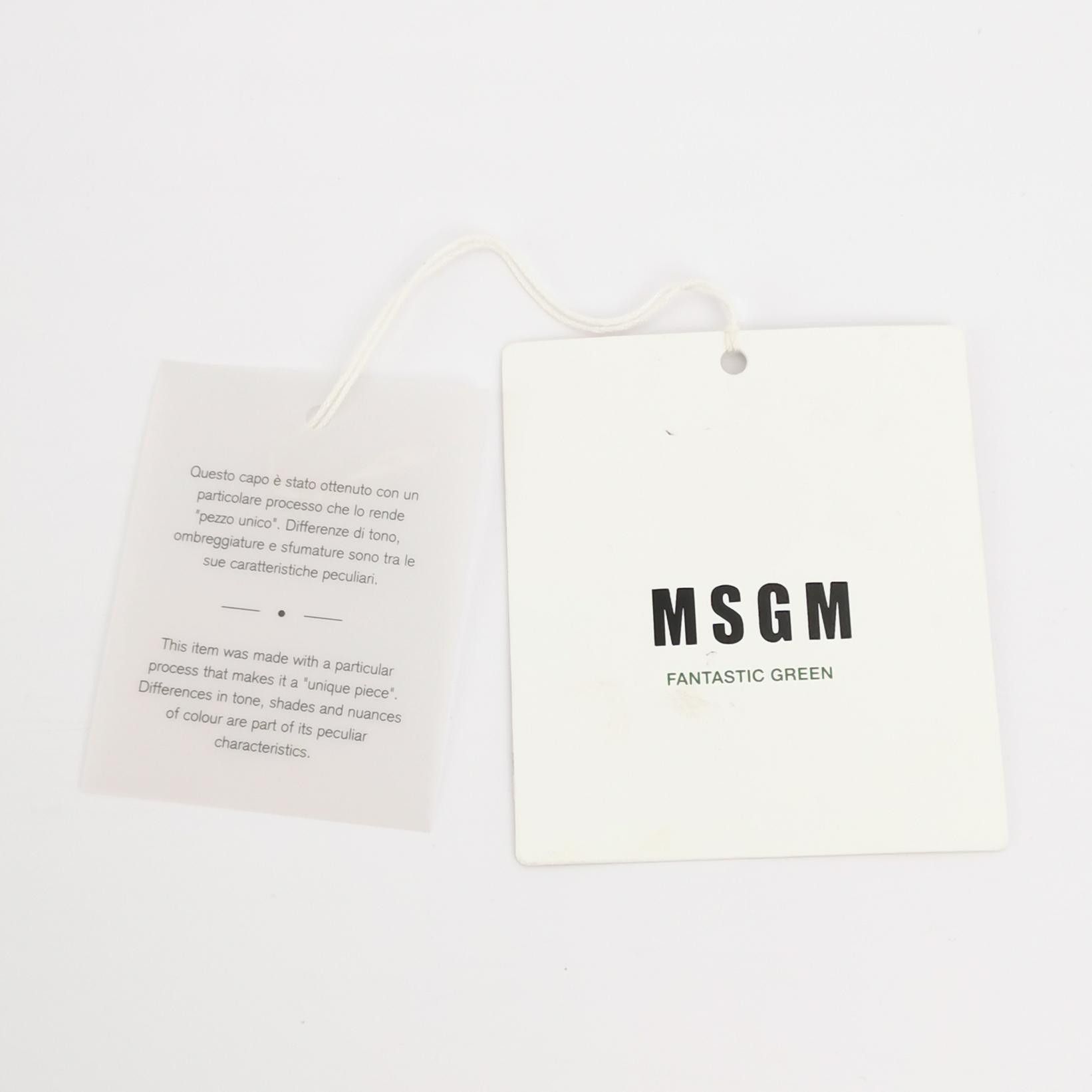 MSGM MSGM Tie-Dye Fantastic Green T-Shirt Size M Size US M / EU 48-50 / 2 - 6 Thumbnail