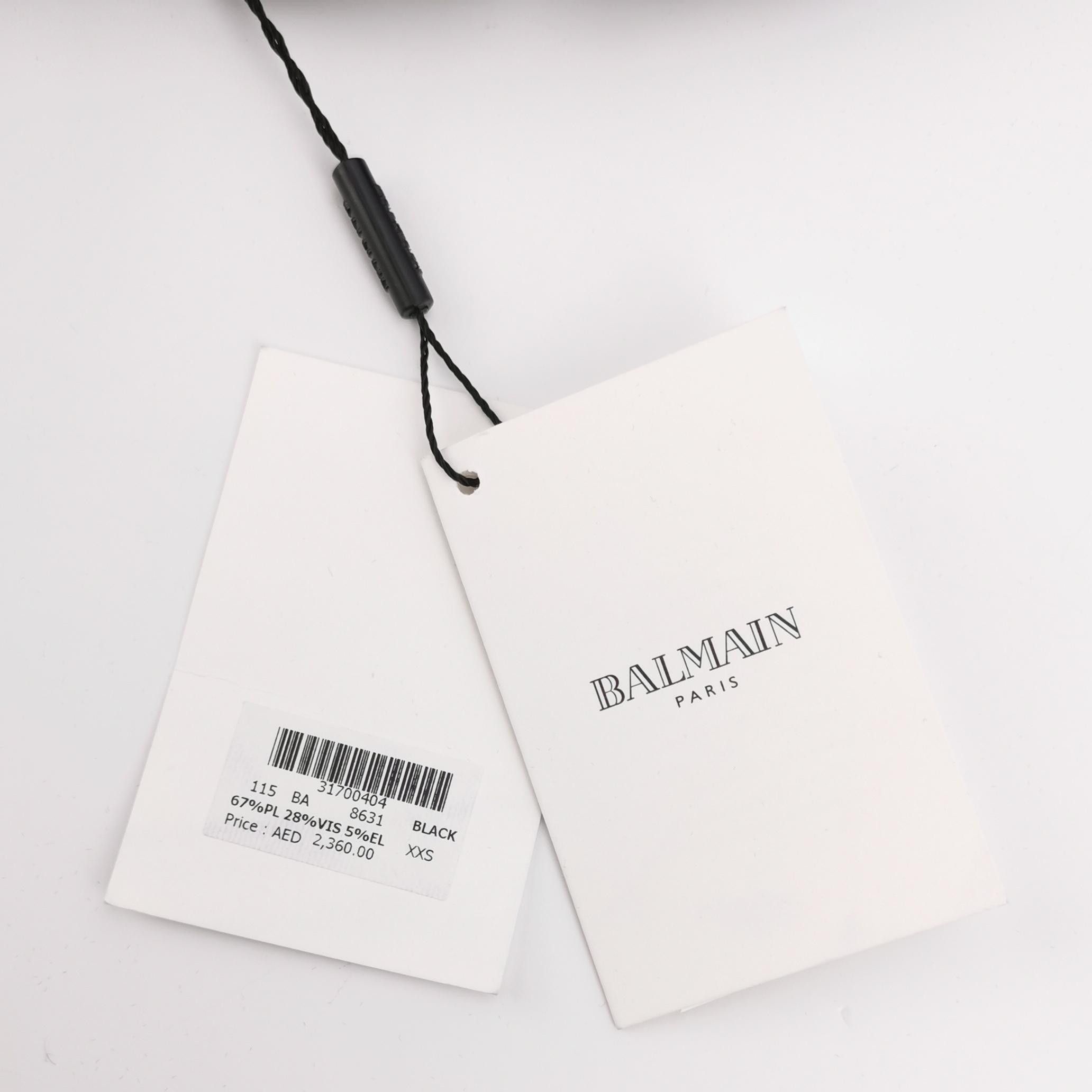 Balmain Balmain Embossed Logo Sweatshirt XXS Size US XXS / EU 40 - 6 Thumbnail