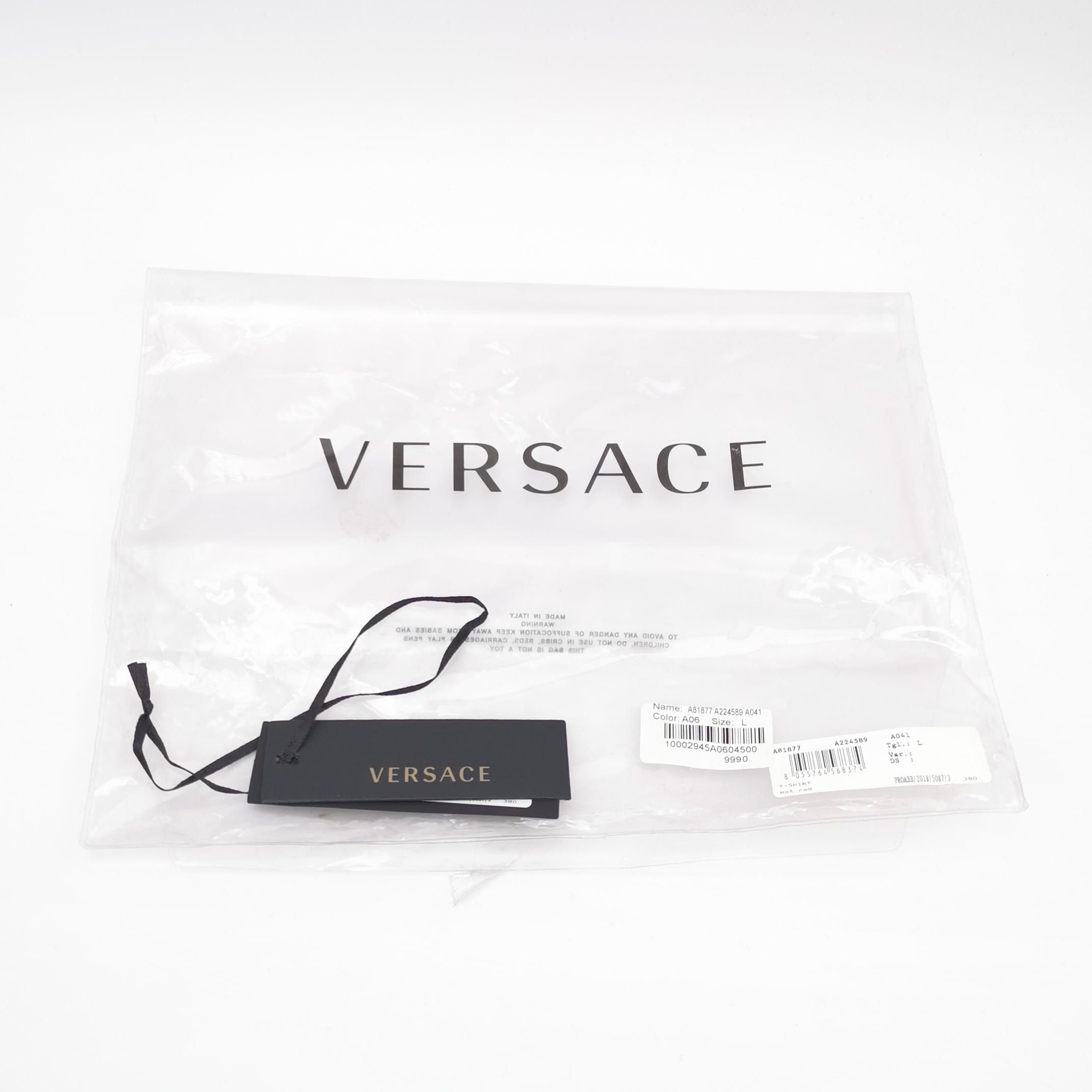 Versace Versace Multi-Color Logo Short Sleeve T-Shirt L Size US L / EU 52-54 / 3 - 7 Thumbnail