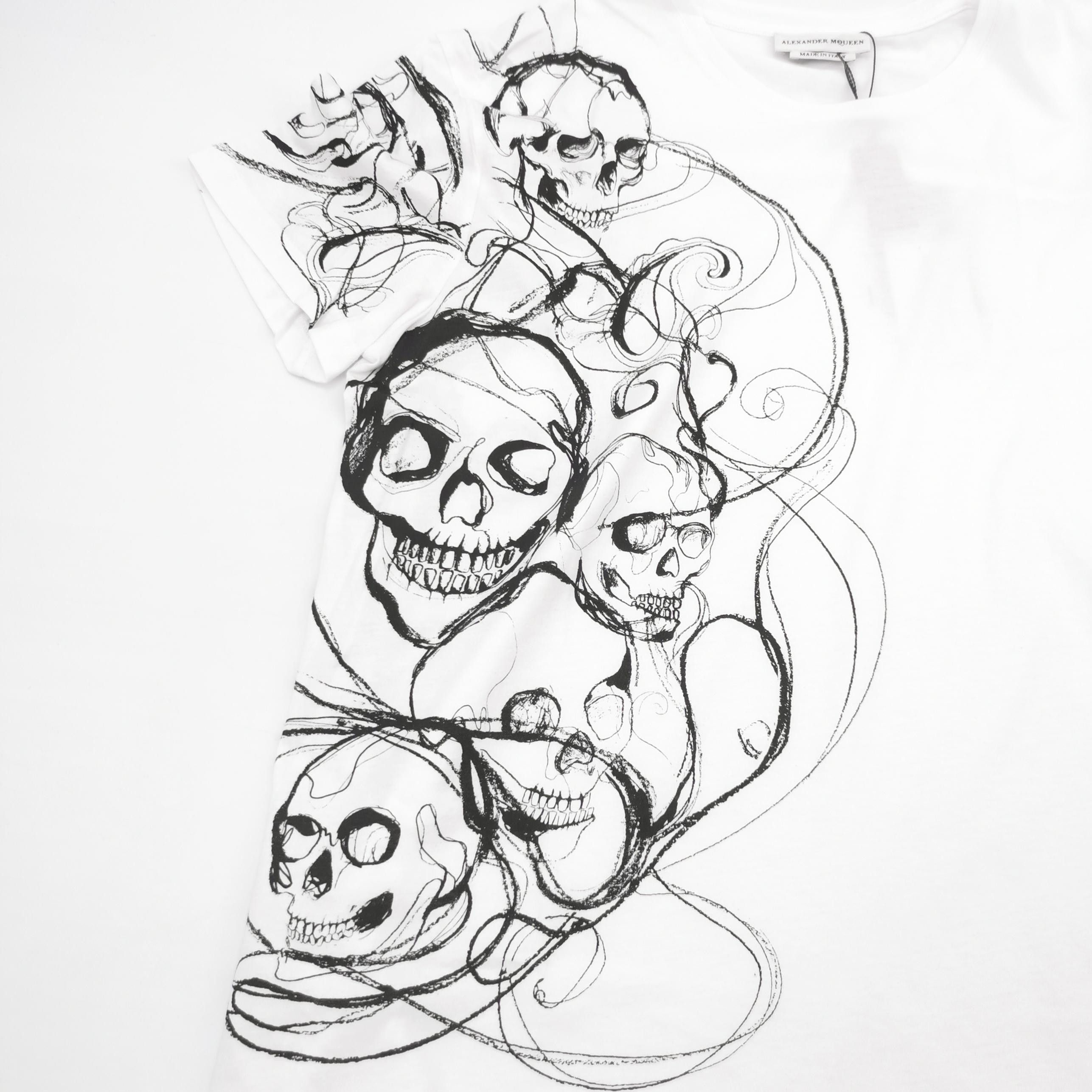 Alexander McQueen Alexander McQueen Skull Graphic T-Shirt XXL Size US XXL / EU 58 / 5 - 5 Thumbnail