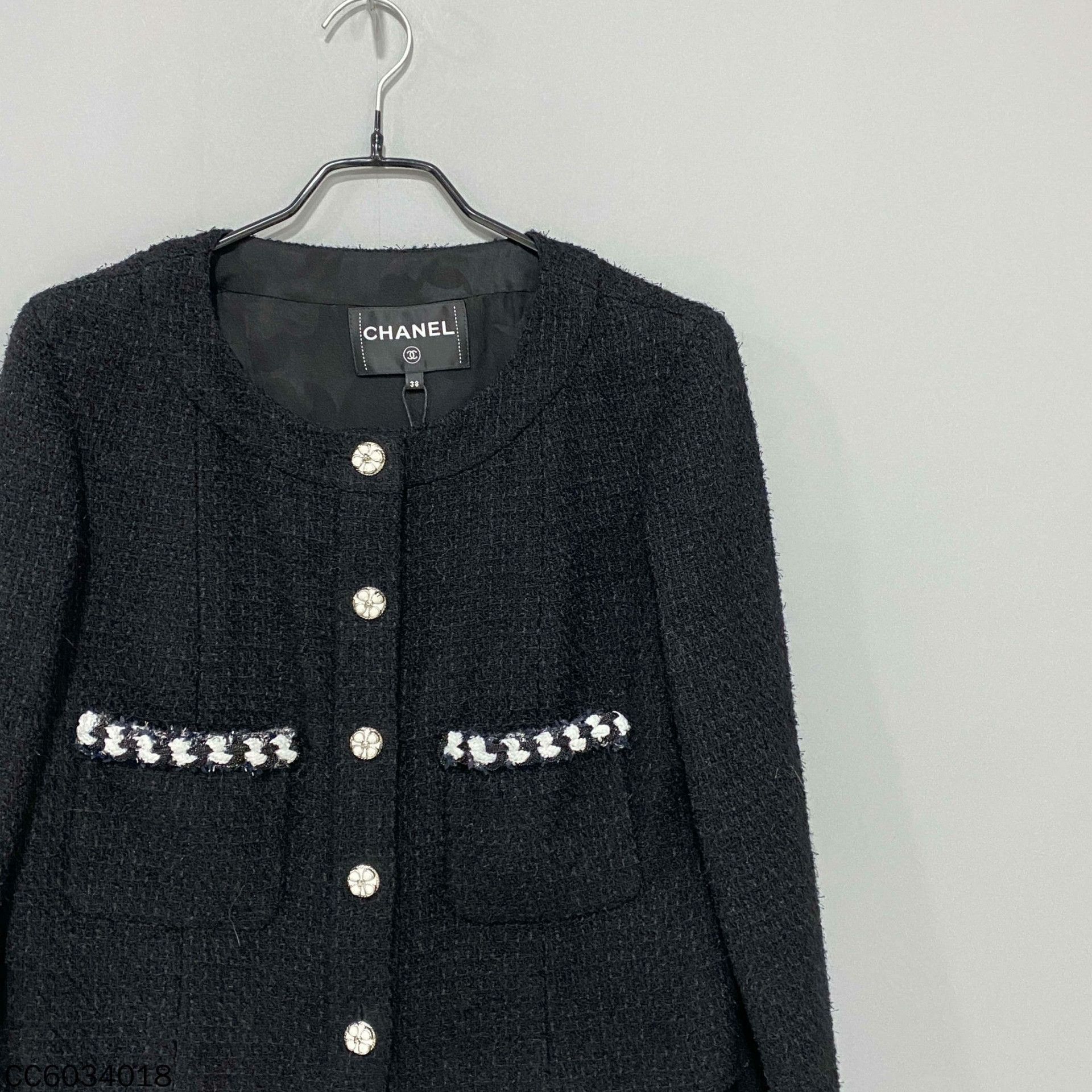 Chanel Chanel Knit Black Jacket it_38 Women Size XS / US 0-2 / IT 36-38 - 2 Thumbnail