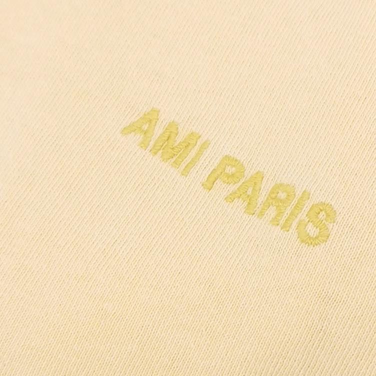 AMI AMI Alexandre Mattiussi Yellow Logo T-Shirt L Size US L / EU 52-54 / 3 - 5 Thumbnail