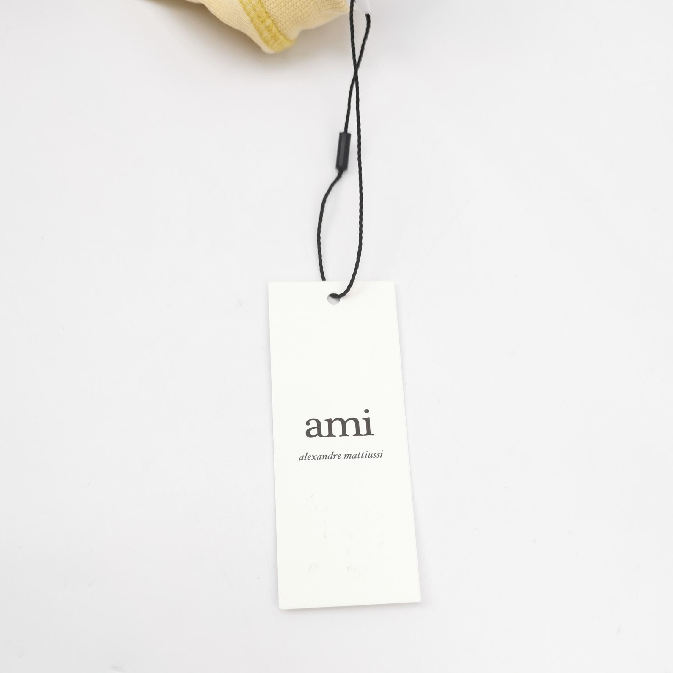 AMI AMI Alexandre Mattiussi Yellow Logo T-Shirt L Size US L / EU 52-54 / 3 - 6 Thumbnail