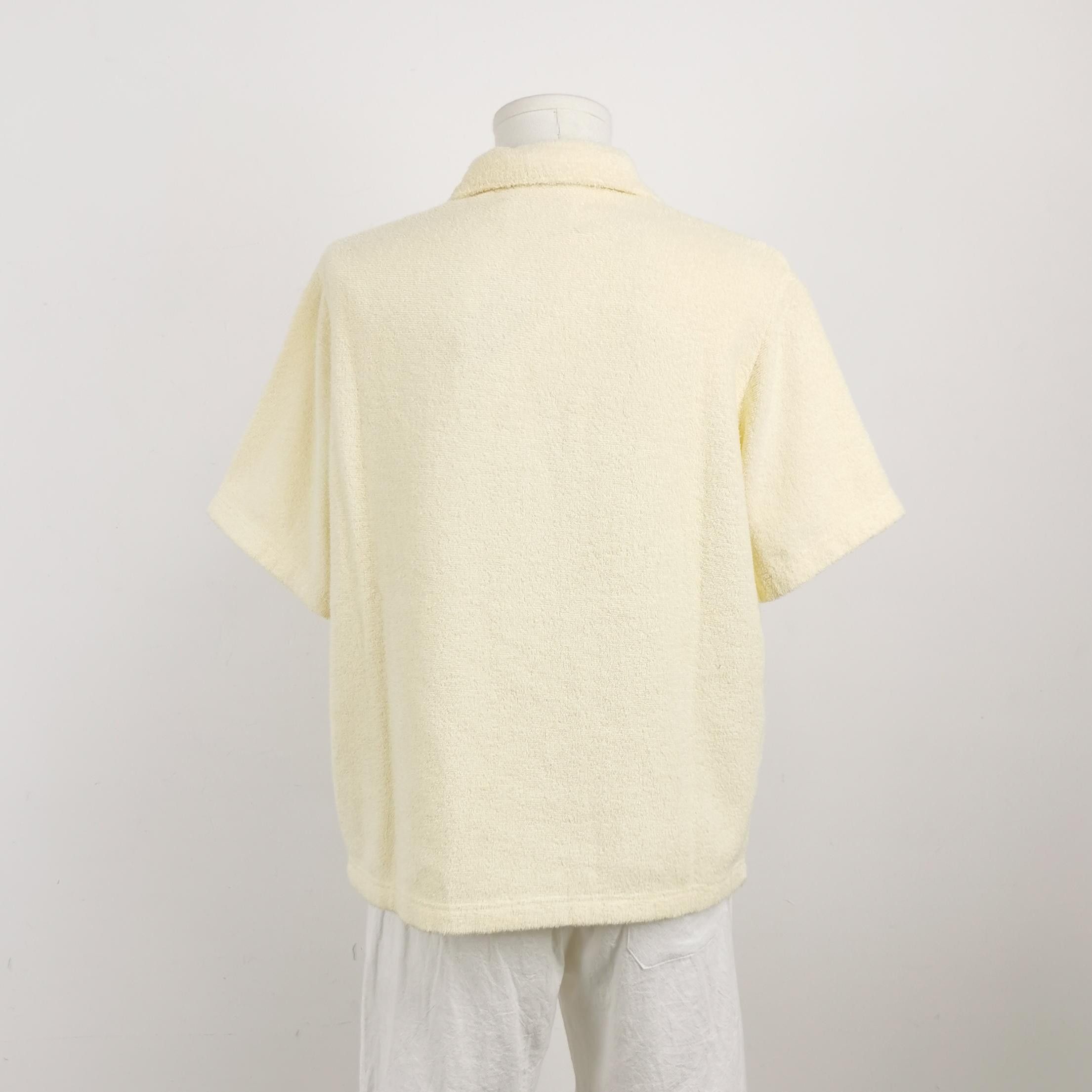 Maison Margiela Maison Margiela Lace-up Terry Polo Shirt Size M Size US M / EU 48-50 / 2 - 4 Thumbnail