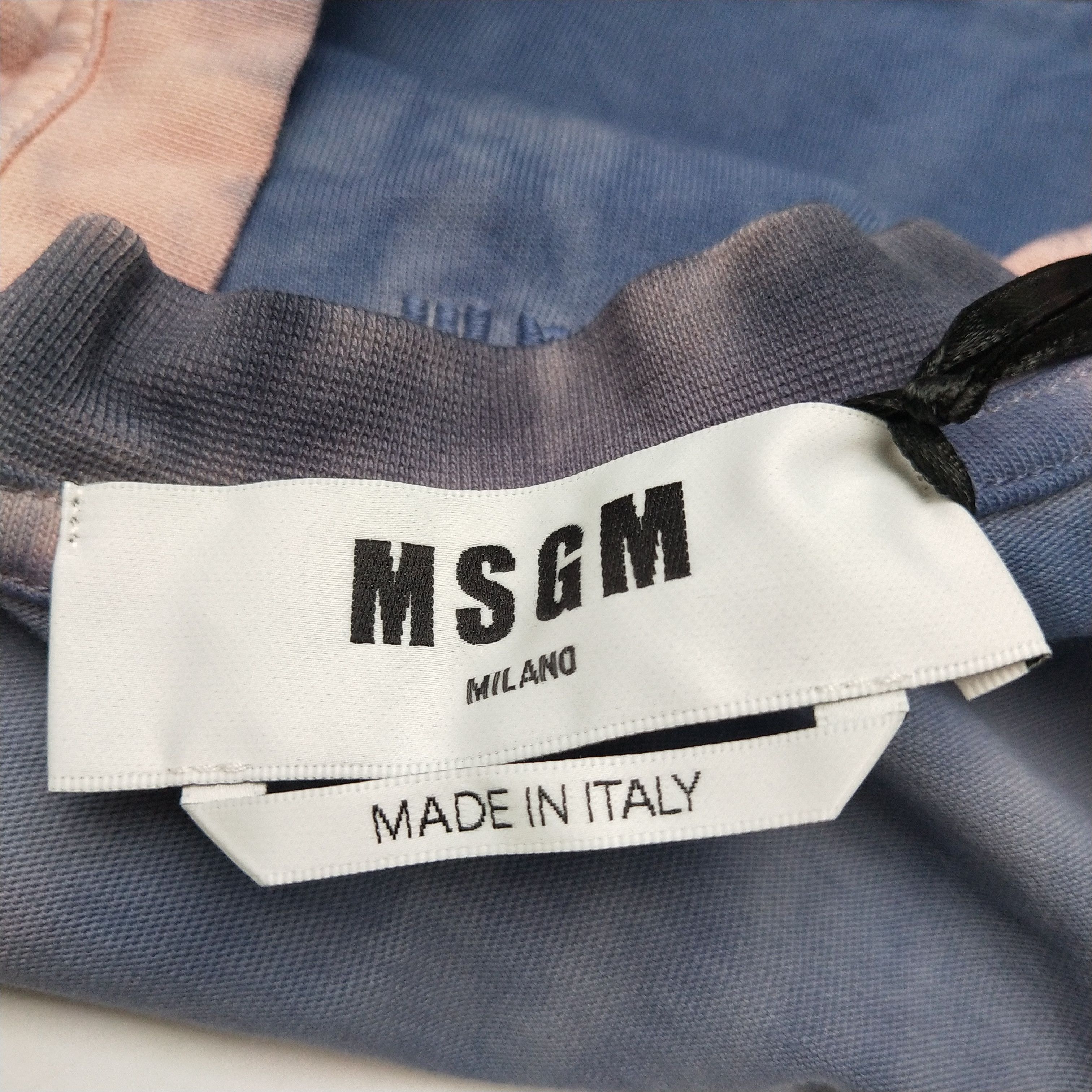 MSGM MSGM Blue Gradient Logo T-Shirt Size S Size US S / EU 44-46 / 1 - 6 Thumbnail