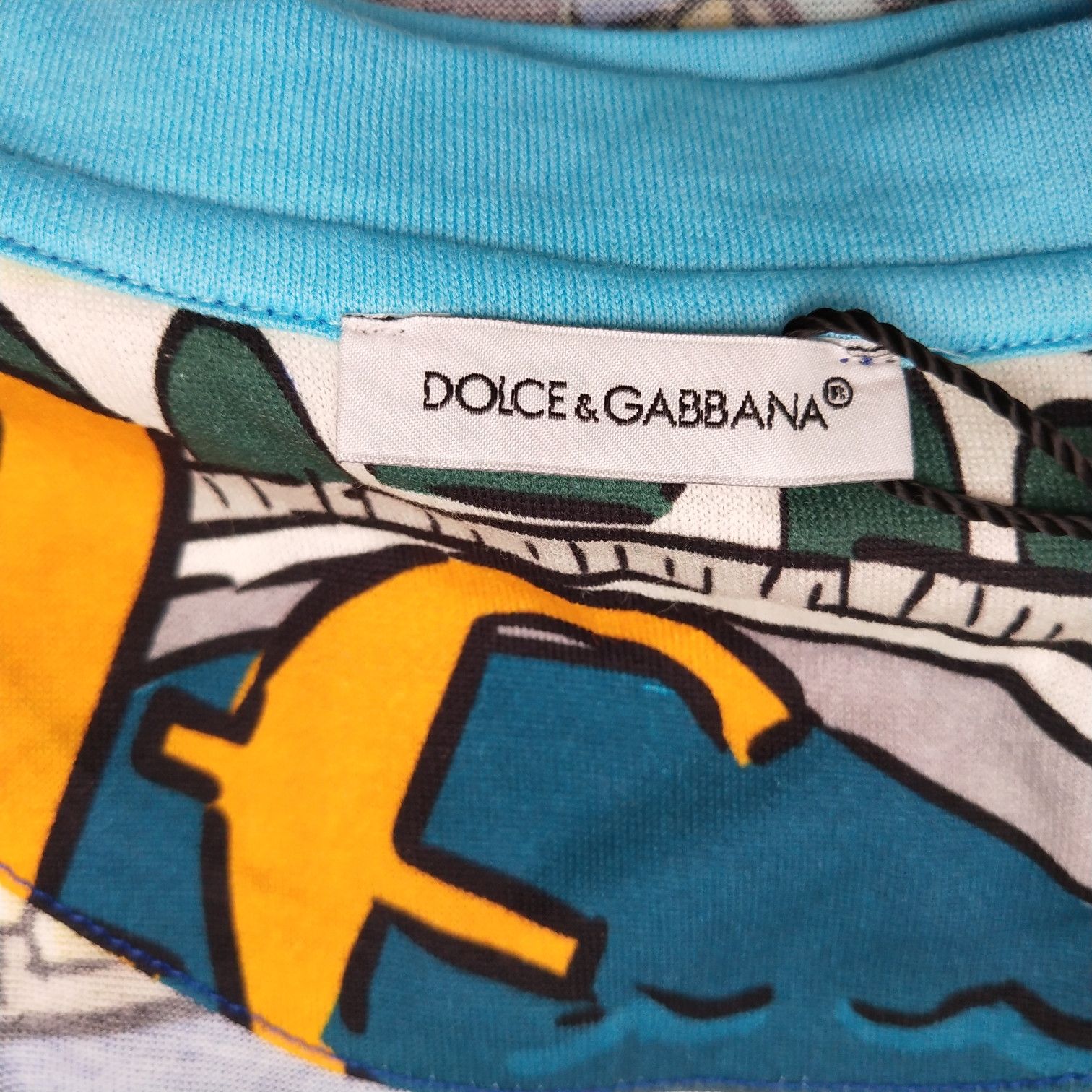 Dolce & Gabbana Dolce & Gabbana Italia Graphic Print T-Shirt XS Size US XS / EU 42 / 0 - 6 Thumbnail