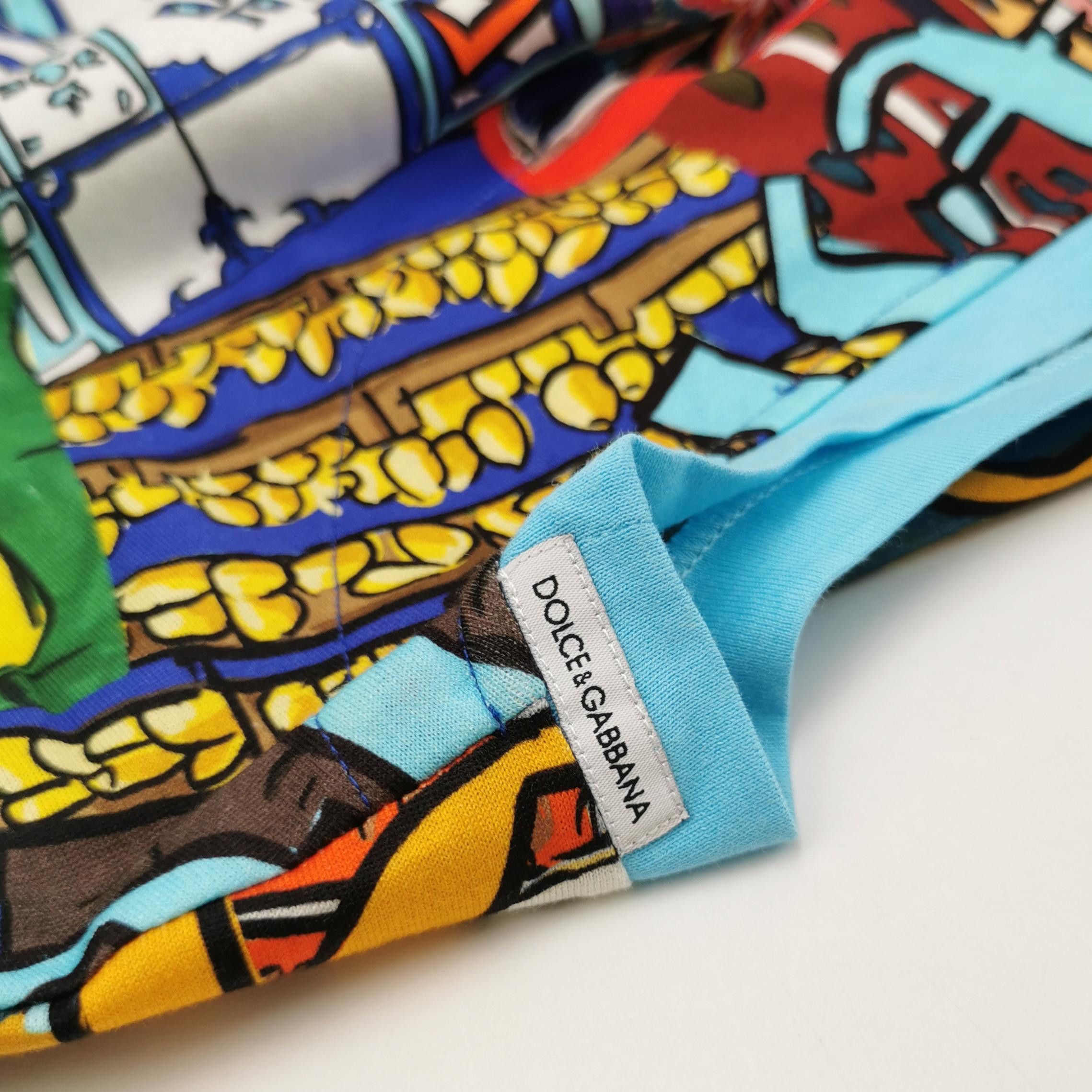 Dolce & Gabbana Dolce & Gabbana Italia Graphic Print T-Shirt XS Size US XS / EU 42 / 0 - 4 Thumbnail