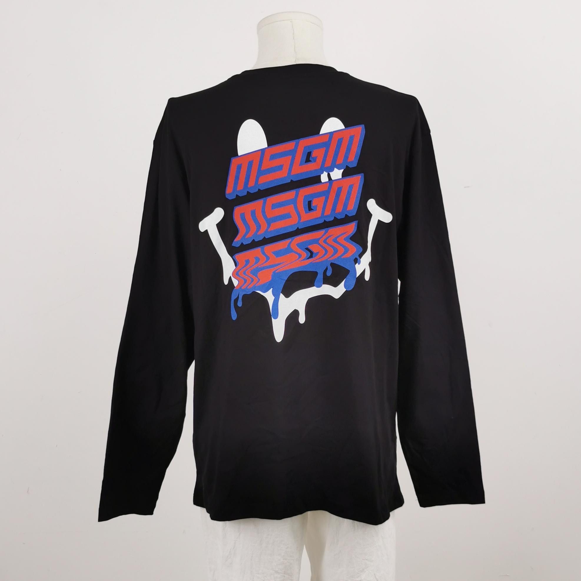 MSGM MSGM Logo Graphic Long Sleeve T-Shirt Size M Size US M / EU 48-50 / 2 - 3 Thumbnail