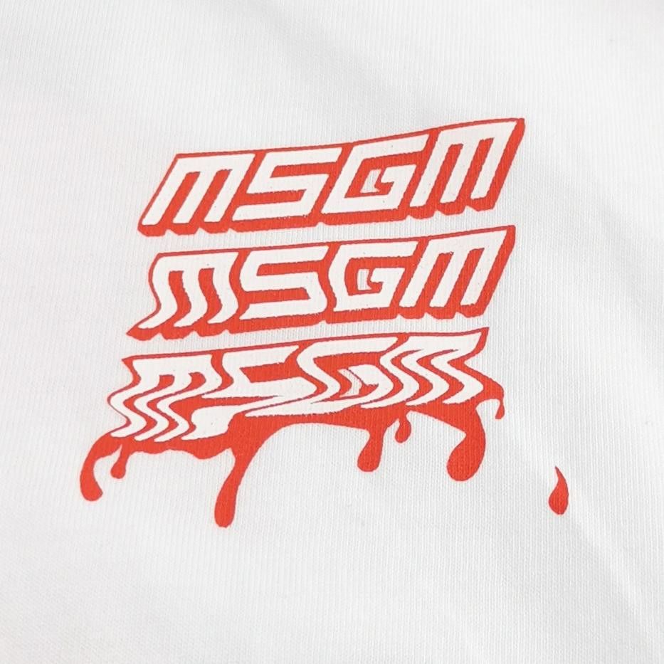 MSGM MSGM Logo Print Long Sleeve T-Shirt US M Size US M / EU 48-50 / 2 - 4 Thumbnail