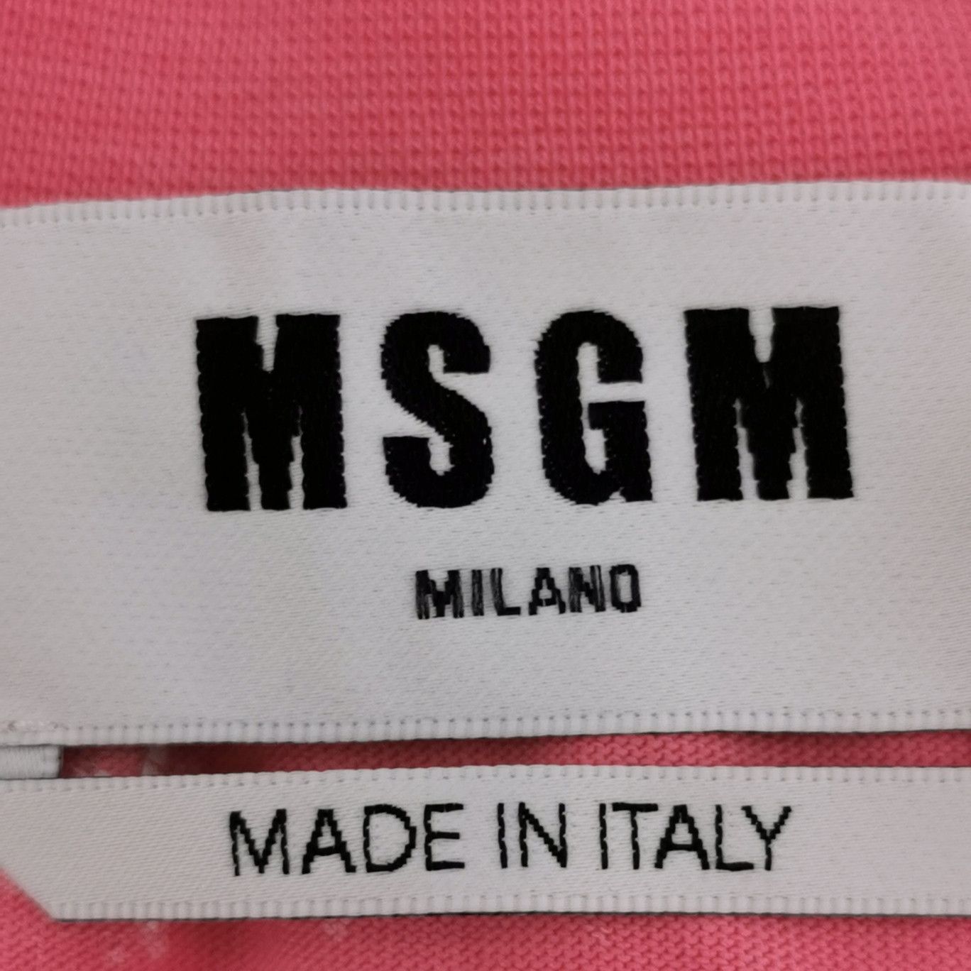 MSGM MSGM Pink Acid Wash Logo T-Shirt Size M Size US M / EU 48-50 / 2 - 6 Thumbnail