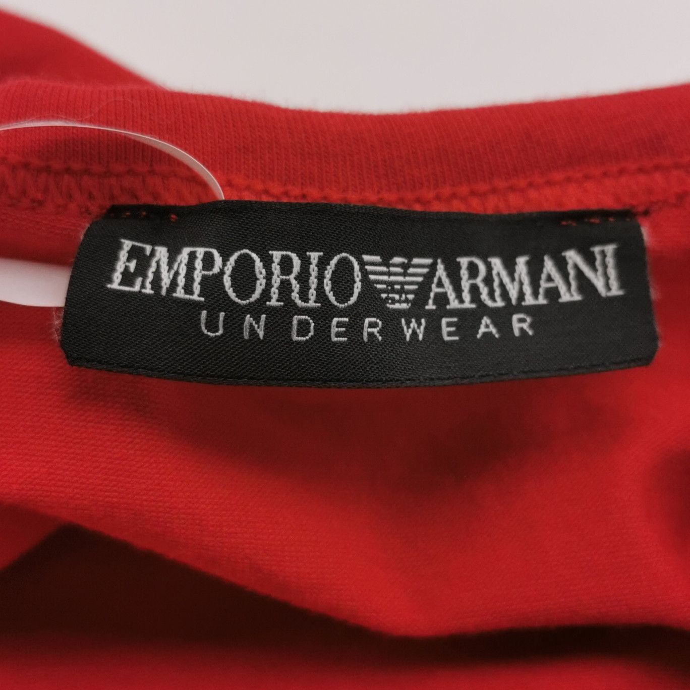 Emporio Armani Emporio Armani Logo Graphic Red T-Shirt Size M Size US M / EU 48-50 / 2 - 5 Thumbnail