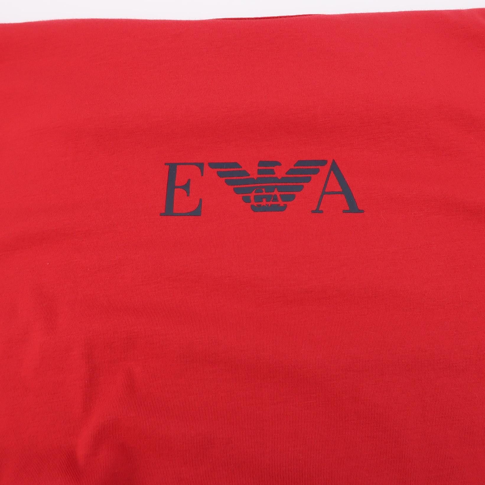 Emporio Armani Emporio Armani Logo Graphic Red T-Shirt Size M Size US M / EU 48-50 / 2 - 4 Thumbnail