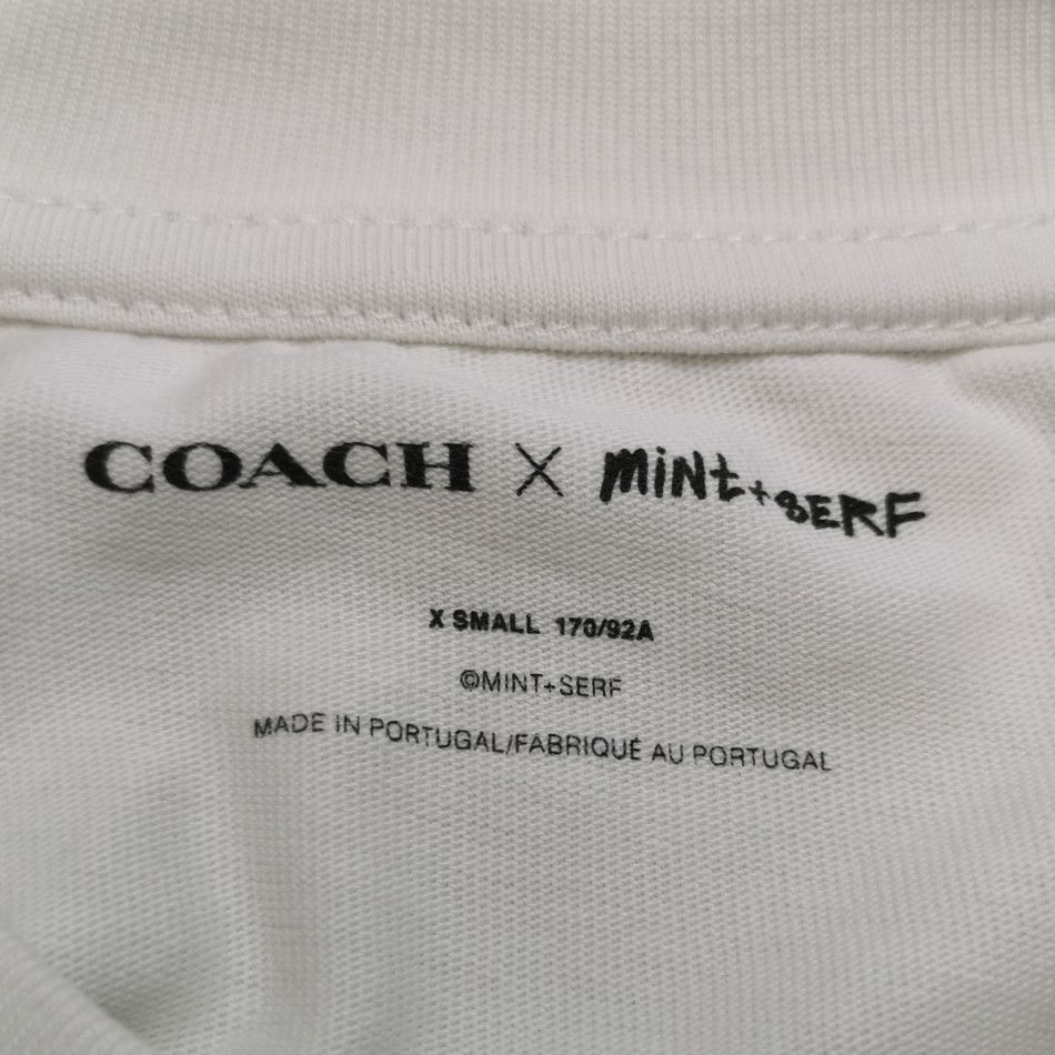 Coach Coach x Mint+Serf Graffiti Logo T-Shirt US XS Size US XS / EU 42 / 0 - 6 Thumbnail