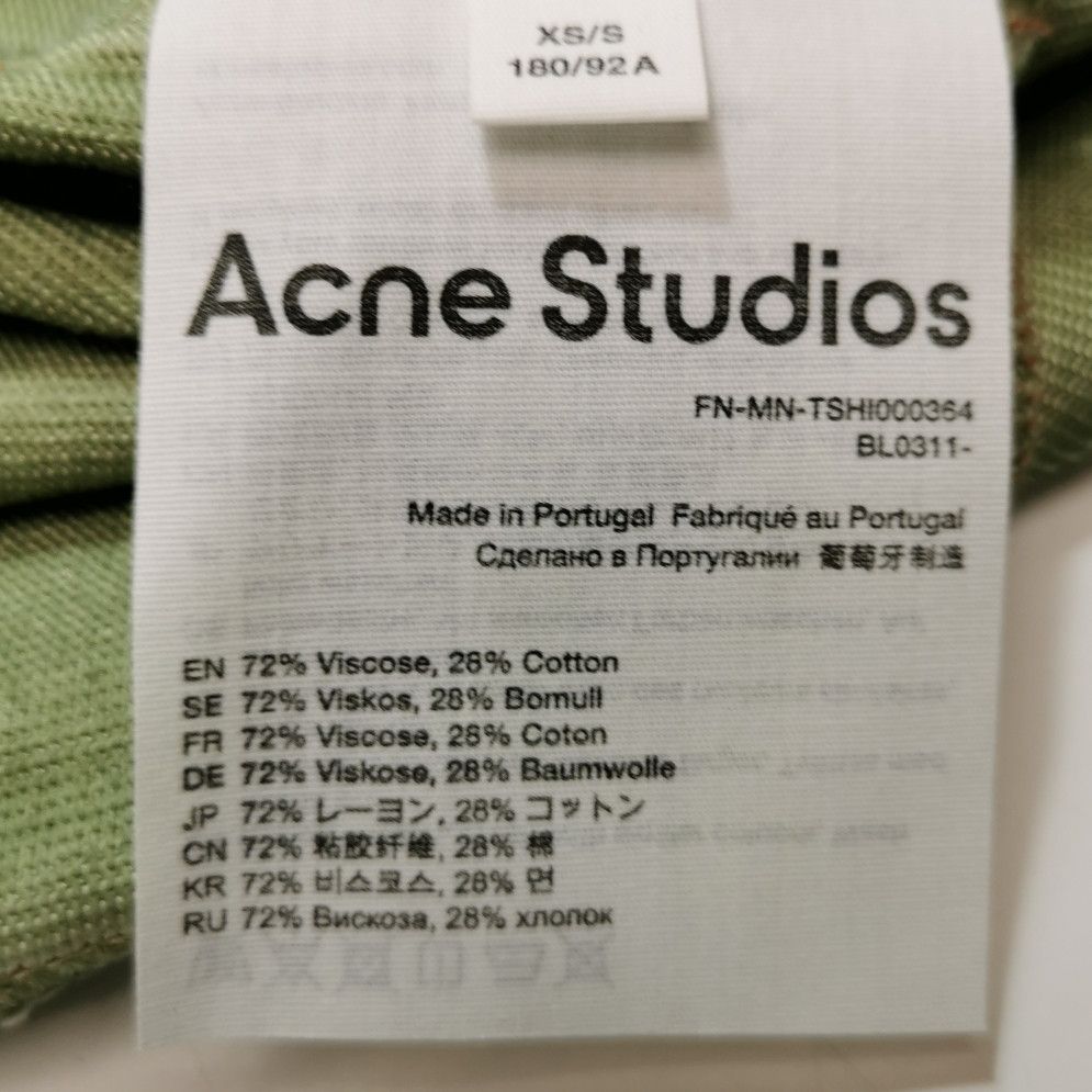 Acne Studios Acne Studios Logo Viscose Blend T-Shirt S Size US S / EU 44-46 / 1 - 8 Thumbnail