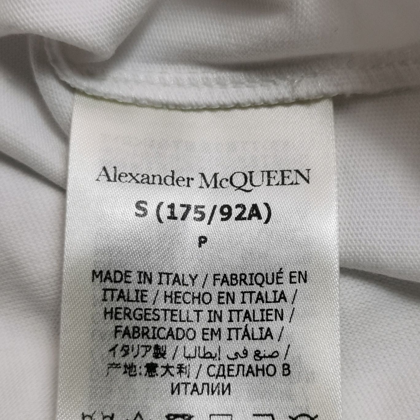 Alexander McQueen Alexander McQueen Logo Graphic T-Shirt S Size US S / EU 44-46 / 1 - 8 Thumbnail