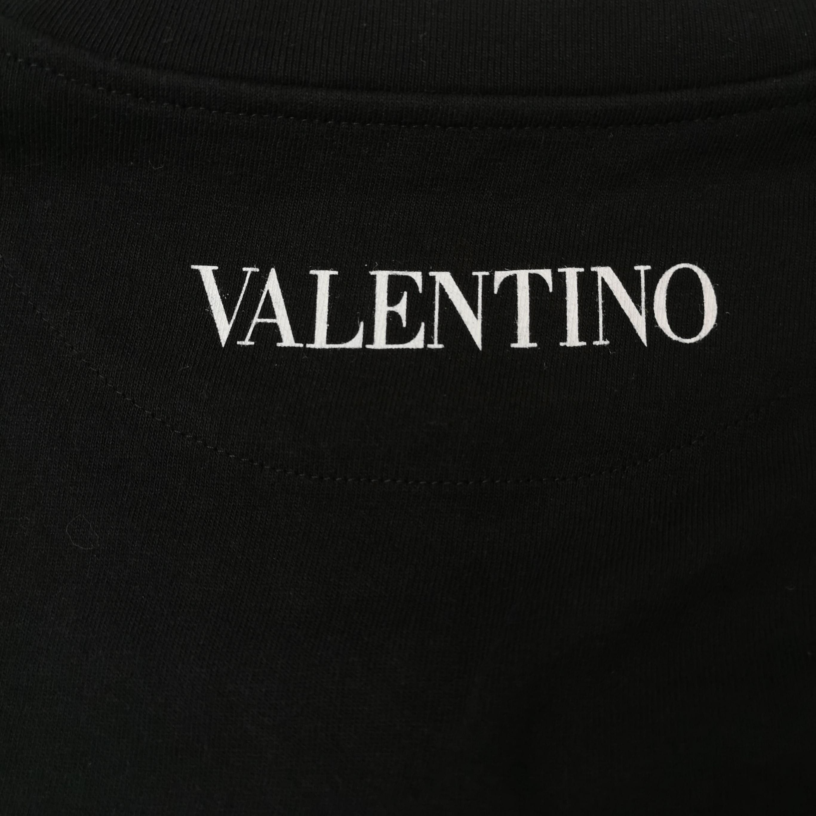 Valentino Valentino Logo Print Cotton T-Shirt M Size US M / EU 48-50 / 2 - 4 Thumbnail