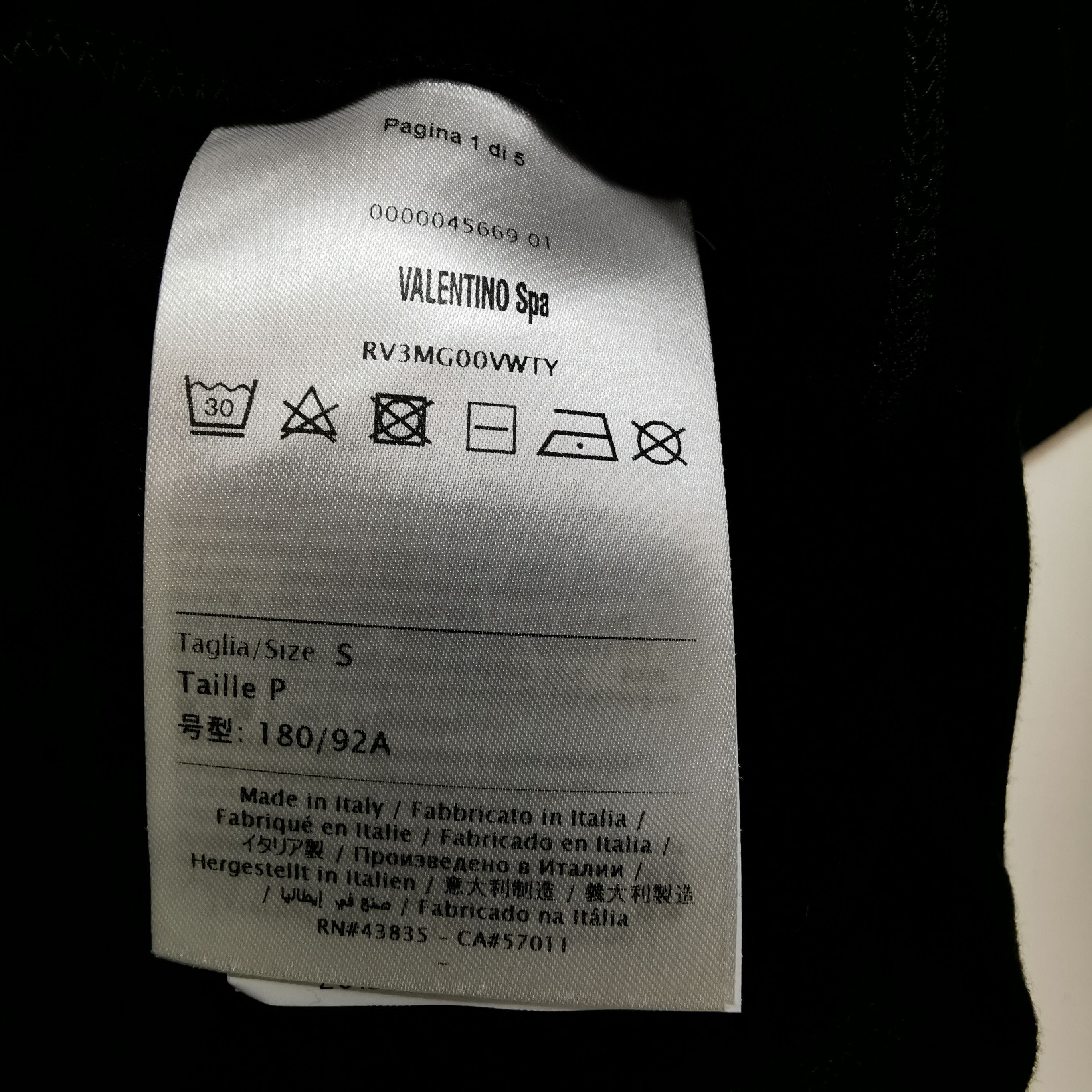 Valentino Valentino Wolf Graphic T-Shirt Size S Size US S / EU 44-46 / 1 - 7 Thumbnail