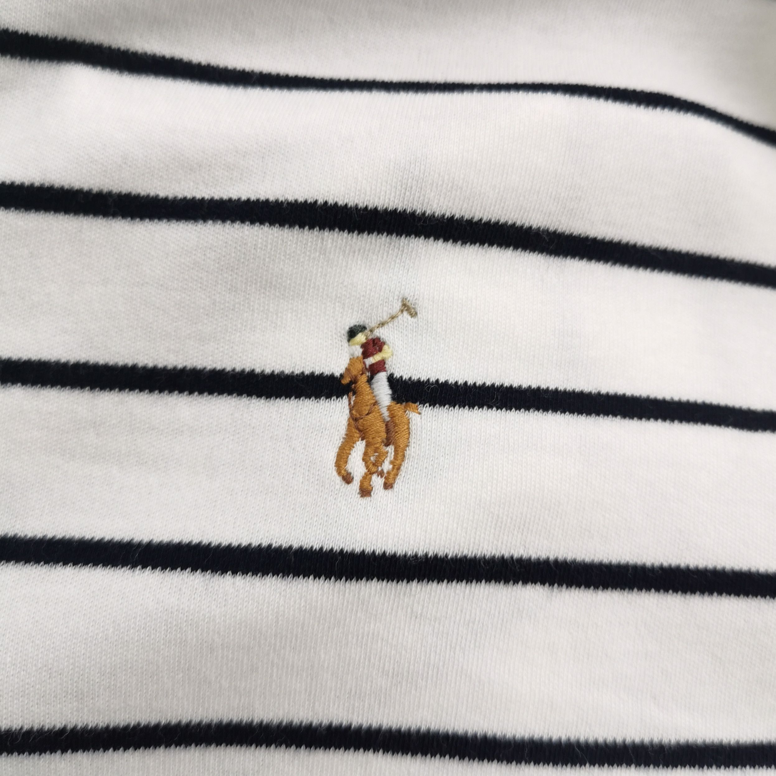 Polo Ralph Lauren Polo Ralph Lauren Striped Long Sleeve T-Shirt L Size US XS / EU 42 / 0 - 4 Thumbnail