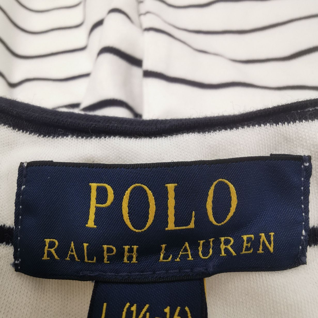 Polo Ralph Lauren Polo Ralph Lauren Striped Long Sleeve T-Shirt L Size US XS / EU 42 / 0 - 7 Thumbnail