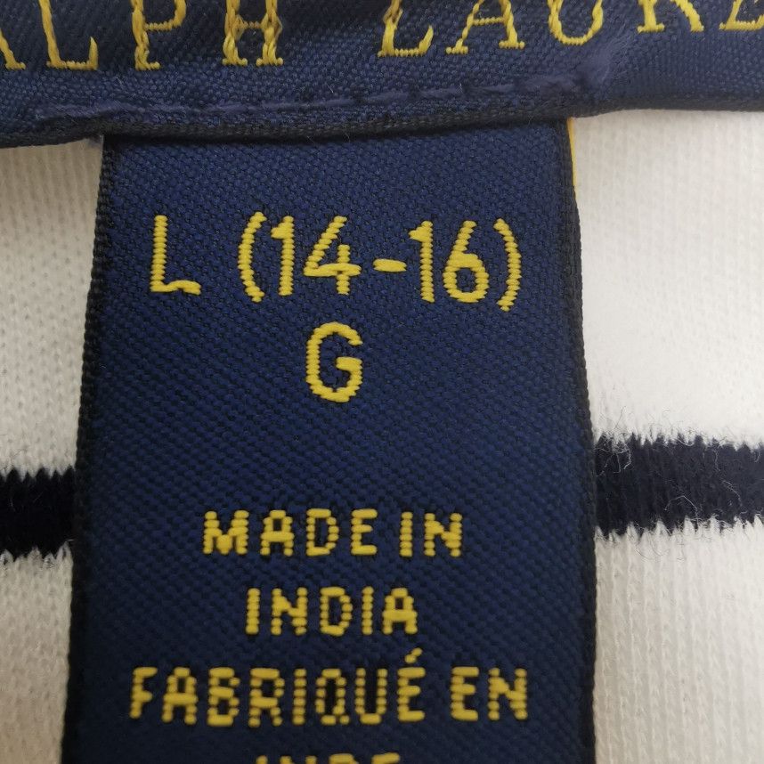 Polo Ralph Lauren Polo Ralph Lauren Striped Long Sleeve T-Shirt L Size US XS / EU 42 / 0 - 8 Thumbnail