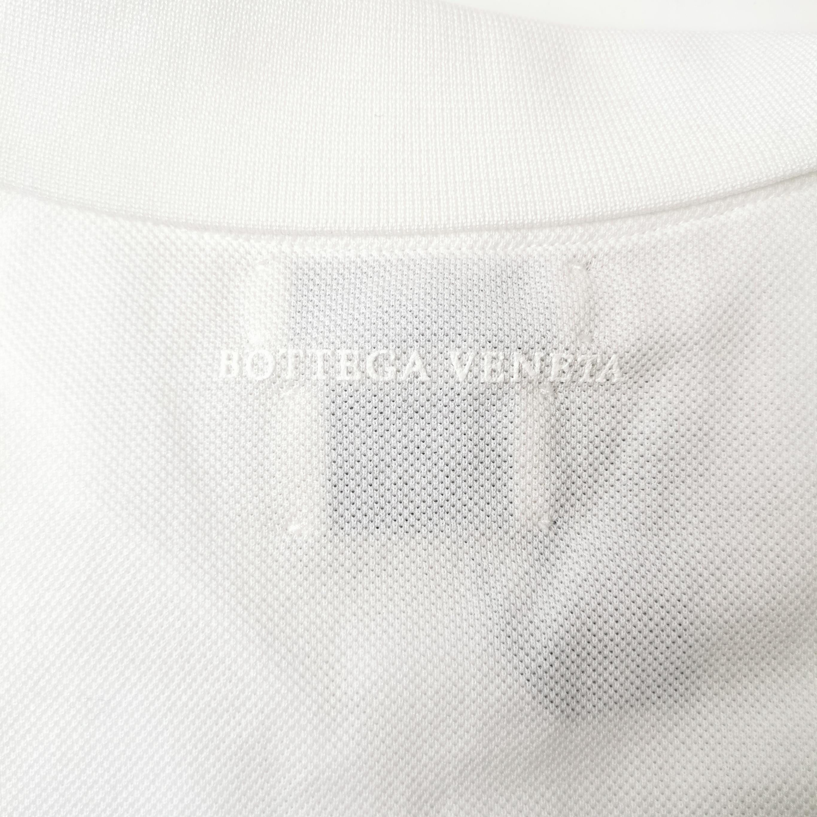 Bottega Veneta Bottega Veneta Solid White Cotton T-Shirt Size 56 Size US XL / EU 56 / 4 - 4 Thumbnail
