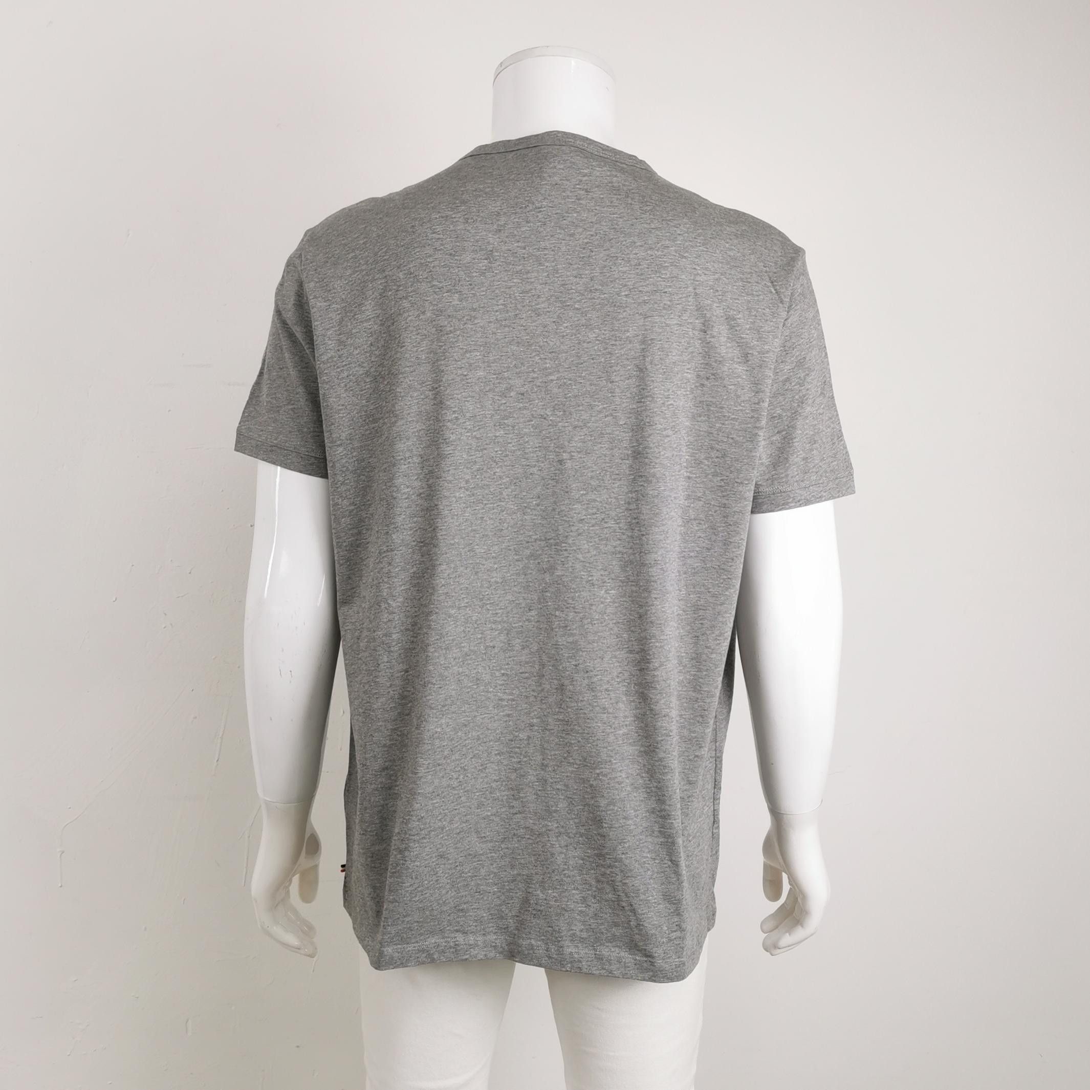 Moncler Moncler Gray Logo Graphic T-Shirt XXL Size US XXL / EU 58 / 5 - 3 Thumbnail