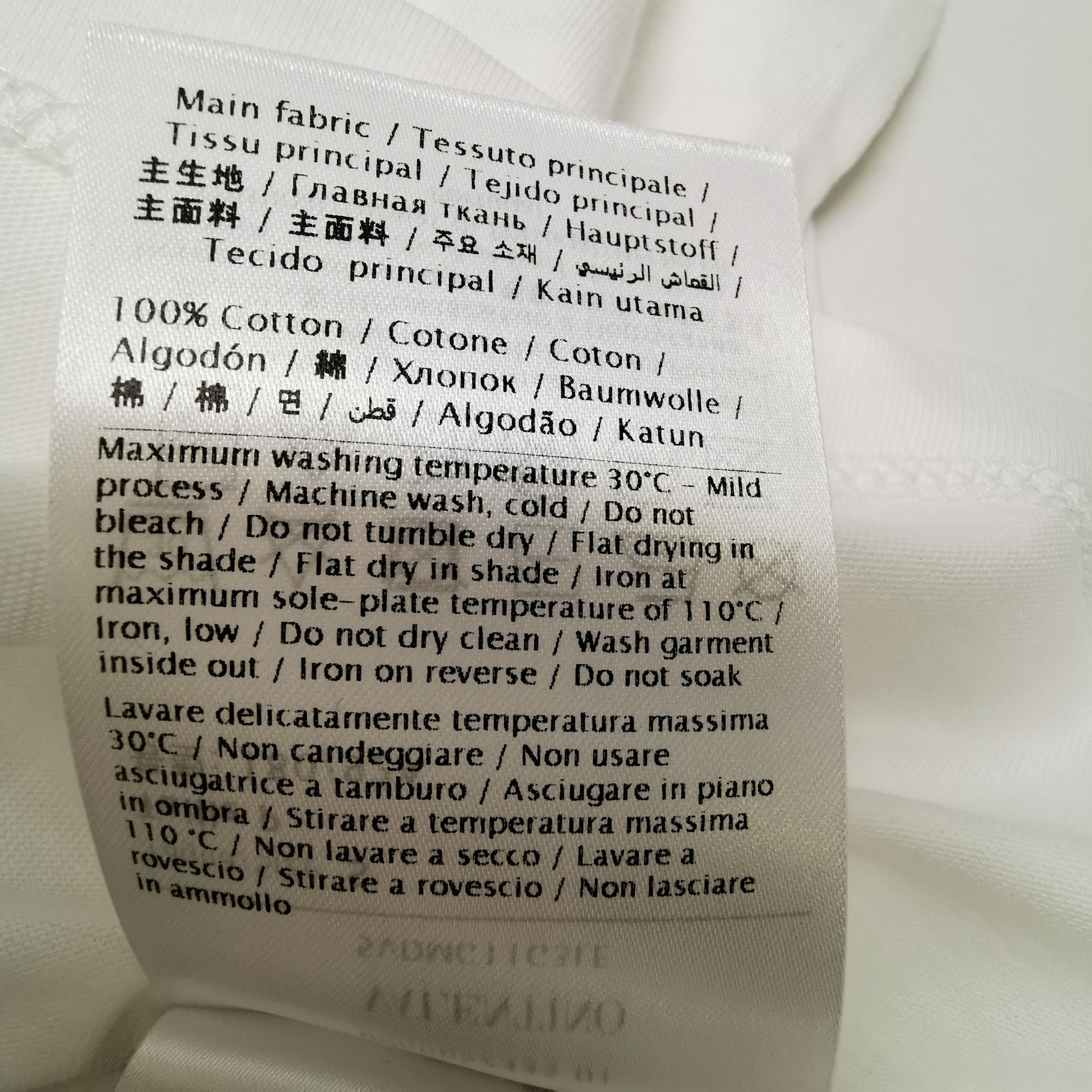 Valentino Valentino White Cotton T-Shirt US S Size US S / EU 44-46 / 1 - 8 Thumbnail