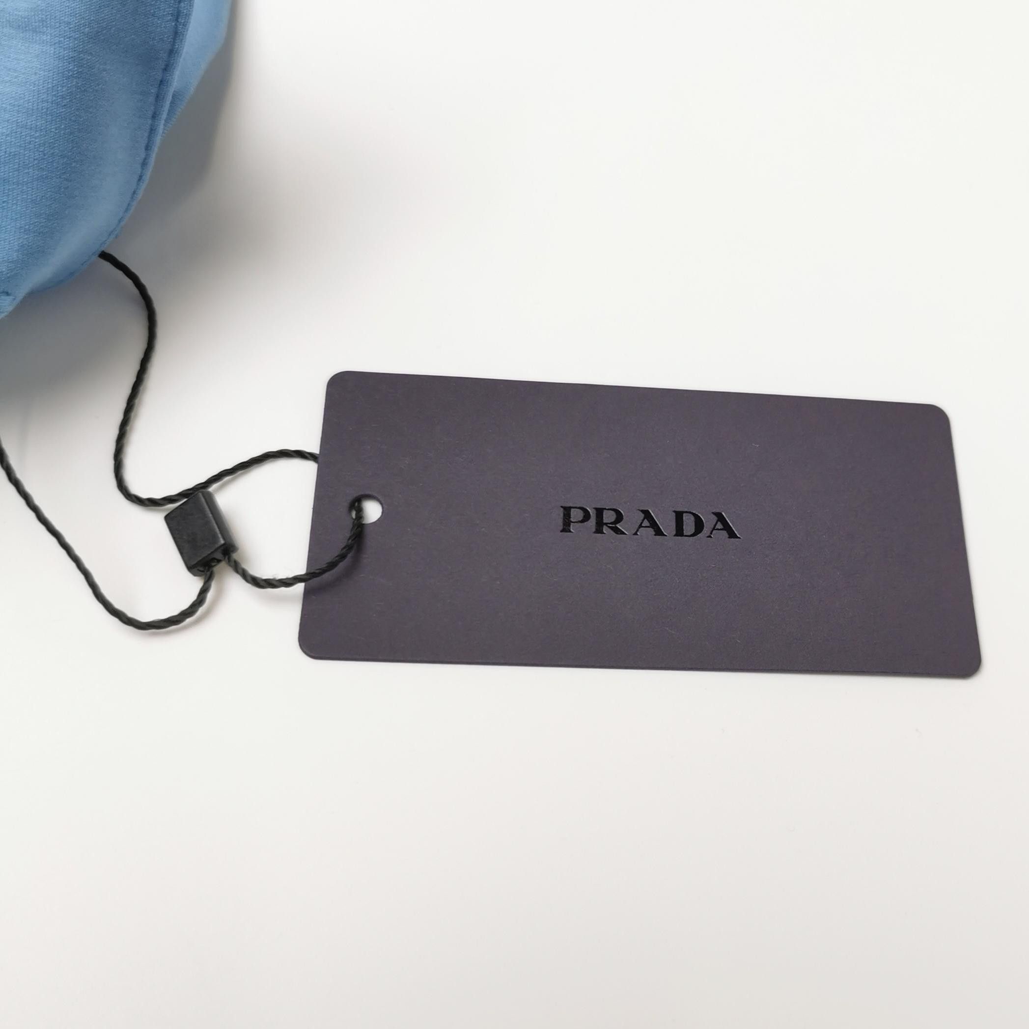 Prada Prada Logo Patch Short Sleeve Polo Shirt Blue XS Size US XS / EU 42 / 0 - 5 Thumbnail