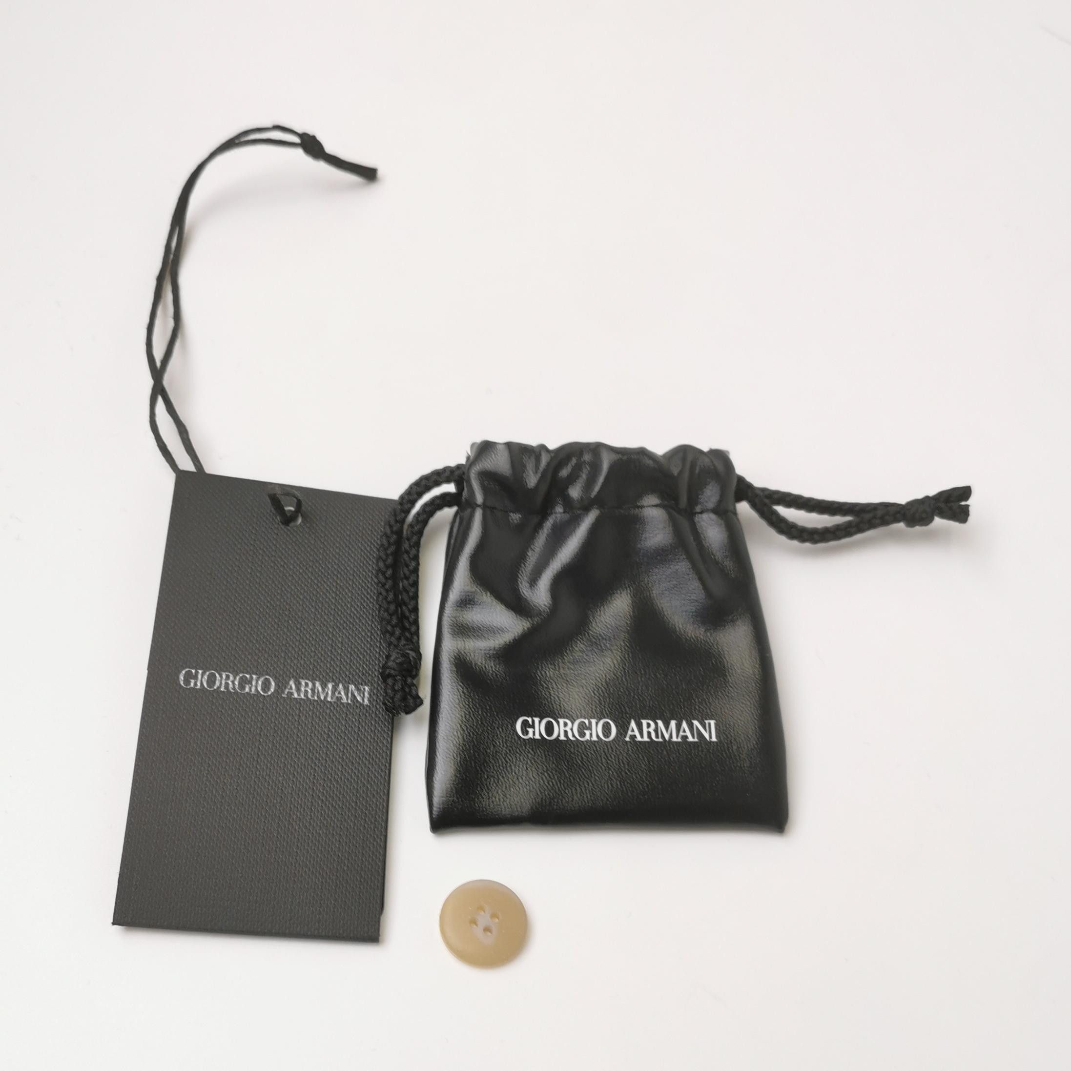 Giorgio Armani Giorgio Armani Wool Cotton Long Sleeve Polo 46 Size US S / EU 44-46 / 1 - 4 Thumbnail