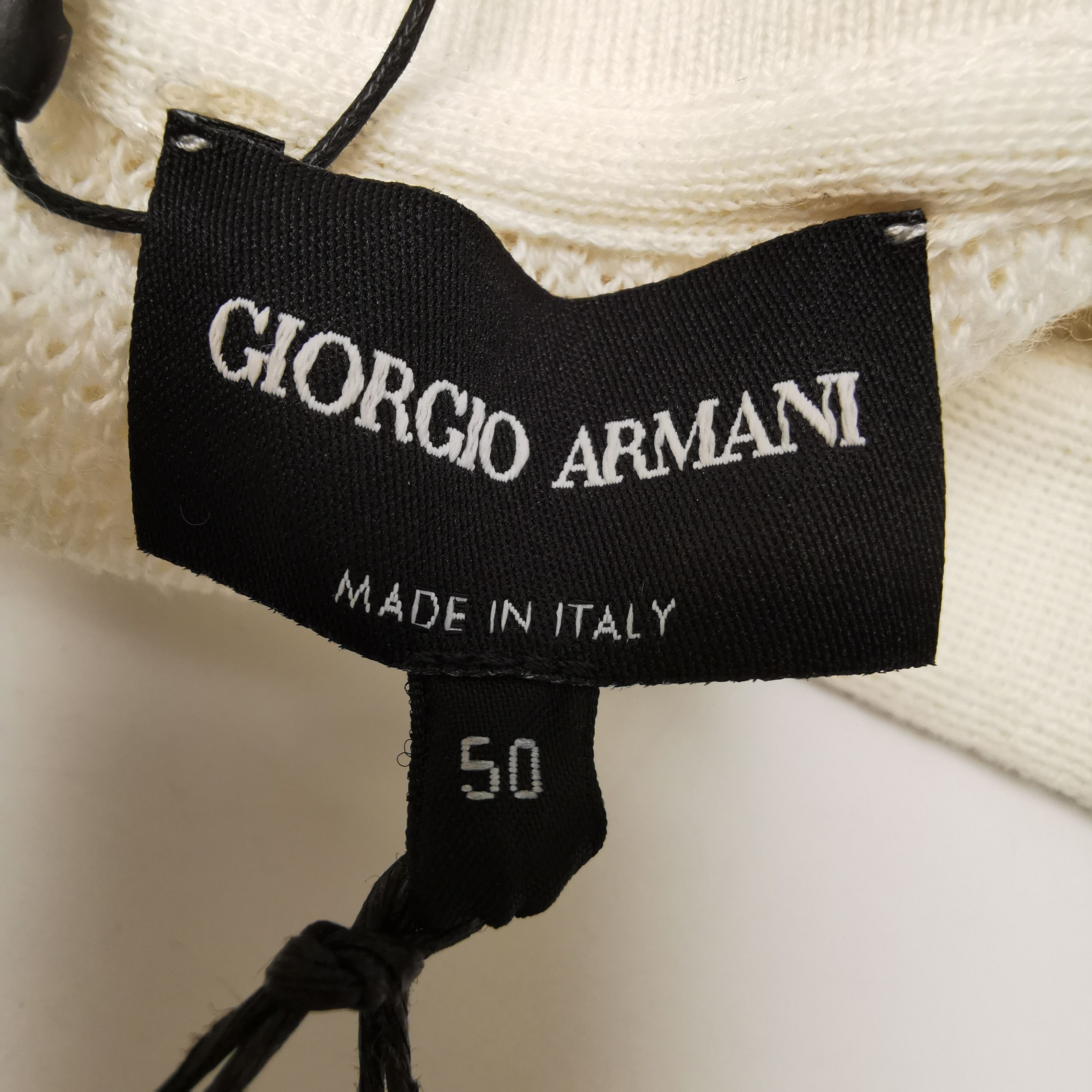 Giorgio Armani Giorgio Armani Wool Cotton Knit Polo Size 50 Size US M / EU 48-50 / 2 - 5 Thumbnail