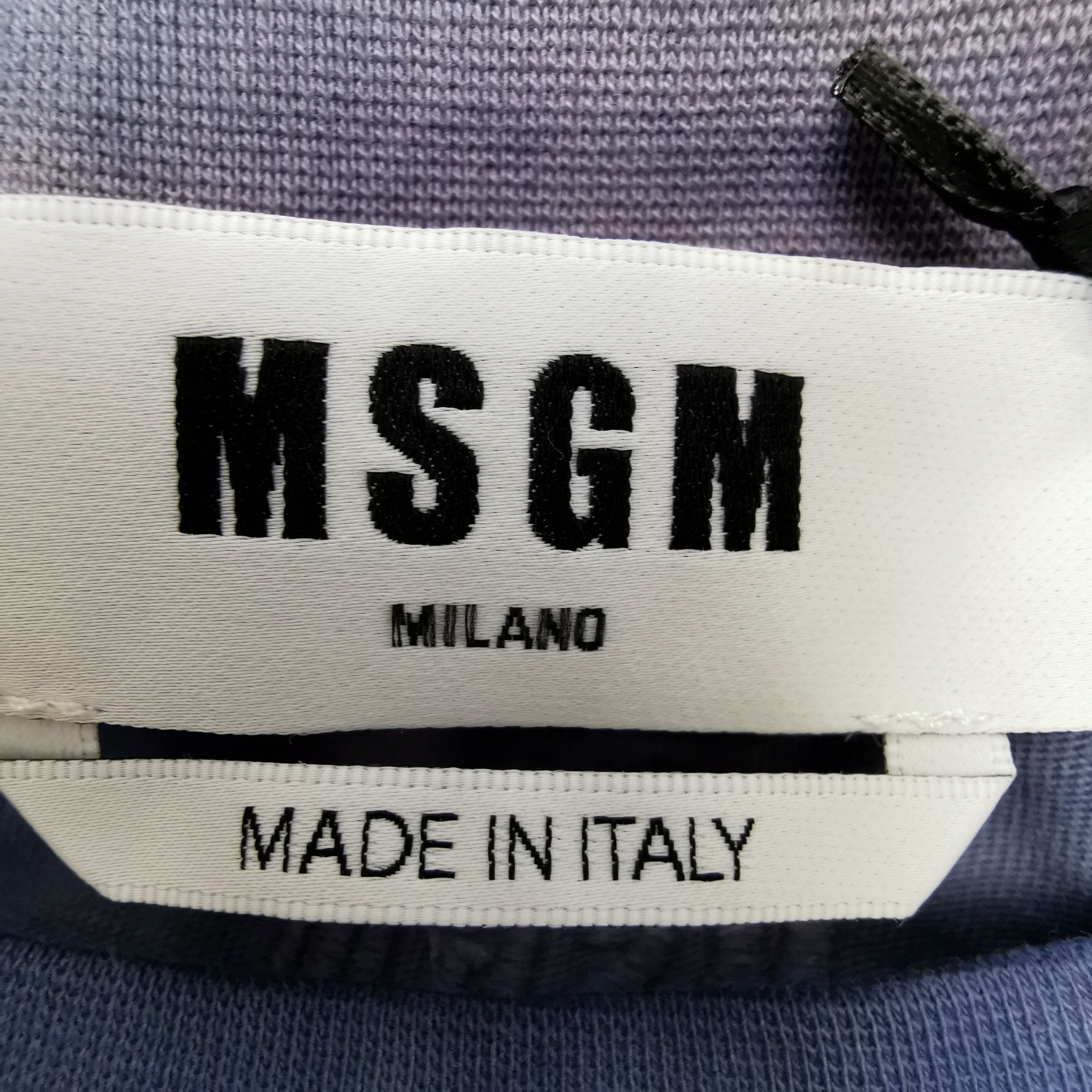 MSGM MSGM Contrast Gradient Cotton T-Shirt Size S Size US S / EU 44-46 / 1 - 6 Thumbnail