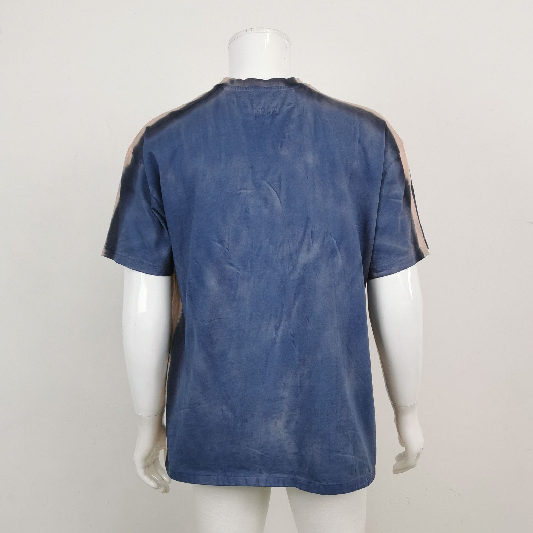 MSGM MSGM Contrast Gradient Cotton T-Shirt Size S Size US S / EU 44-46 / 1 - 3 Thumbnail