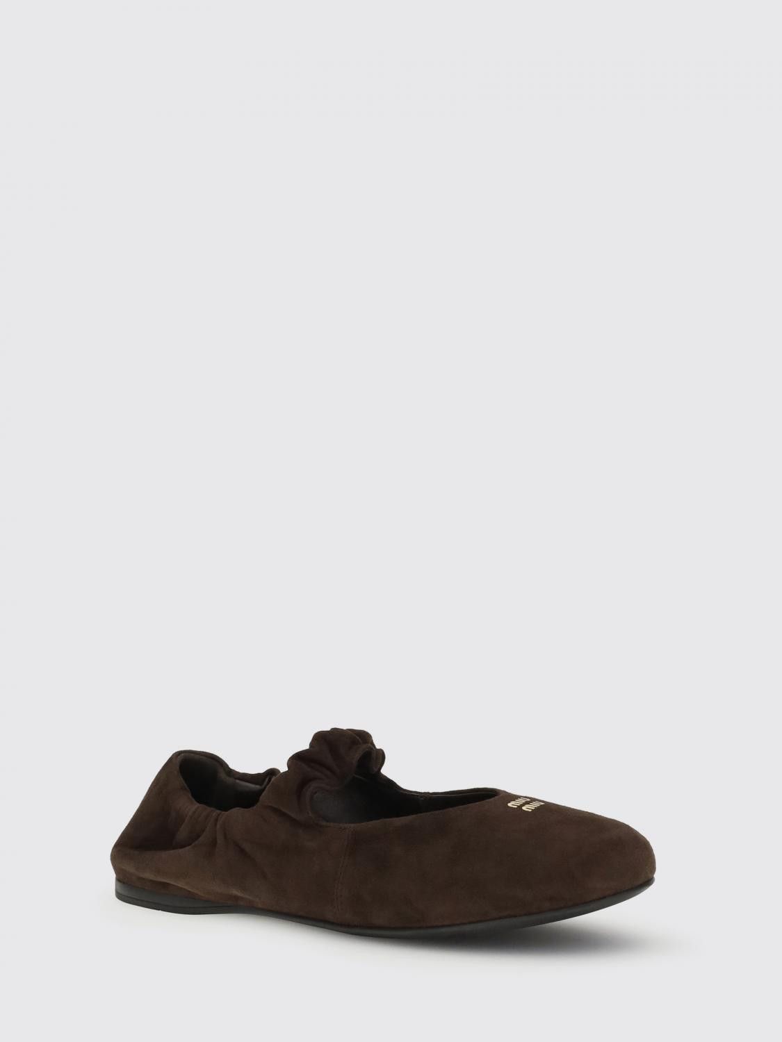 Miu Miu Miu Miu Ballet Flat Woman Dark Size US 7.5 / IT 37.5 - 2 Thumbnail