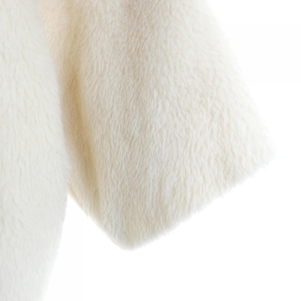 Max Mara Max Mara Max Mara Teddy Bear Alpaca Wool Silk Coat Textile Outerwear 108101 DUTY FREE for USA Size ONE SIZE - 6 Thumbnail