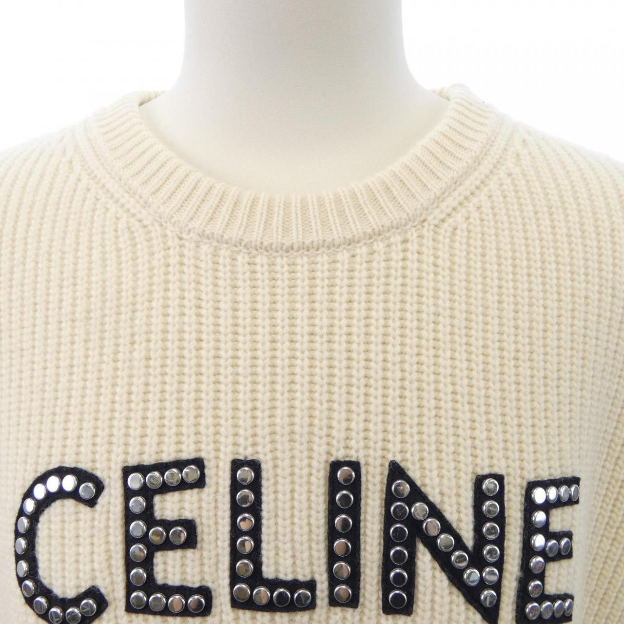 Celine Celine CELINE Knit Top Textile Tops 2A68W642Q DUTY FREE for USA Size ONE SIZE - 5 Thumbnail