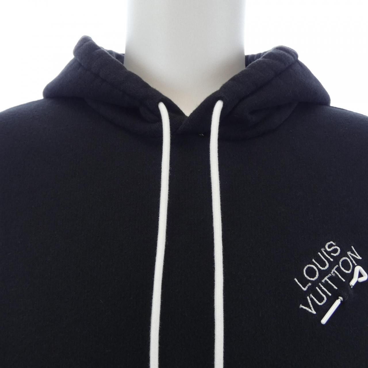 Louis Vuitton Louis Vuitton Louis Vuitton Signature Hoodie With Embroidery Hoodie Textile Sweatshirts & Hoodies HNY56WIHN DUTY FREE for USA Size ONE SIZE - 5 Thumbnail