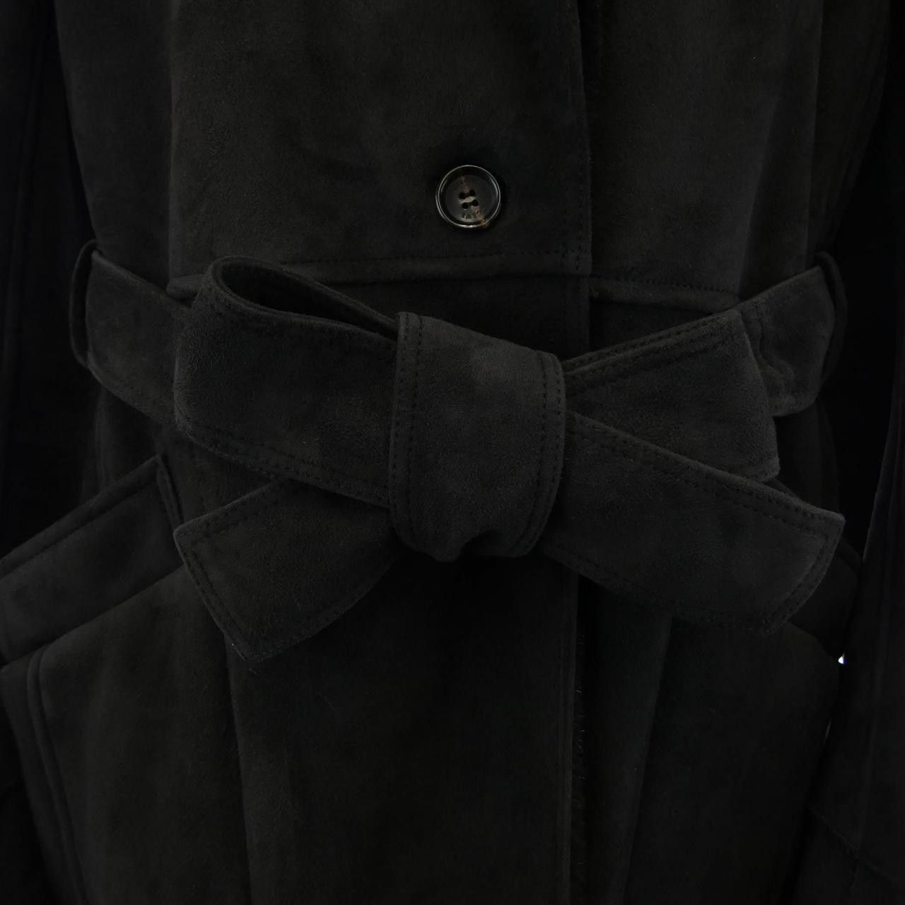 Loewe Loewe Loewe Shearling Leather Coat Fur Outerwear DUTY FREE for USA Size ONE SIZE - 8 Thumbnail