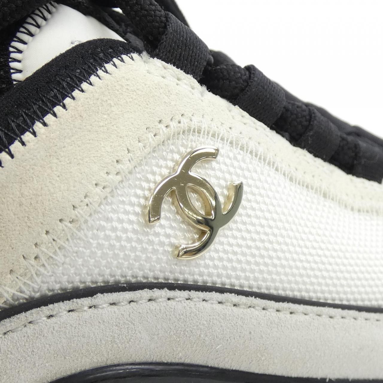 Chanel Chanel Chanel Fabric Suede Calfskin Sneakers Textile Shoes G39070Y56144 DUTY FREE for USA Size ONE SIZE - 6 Thumbnail