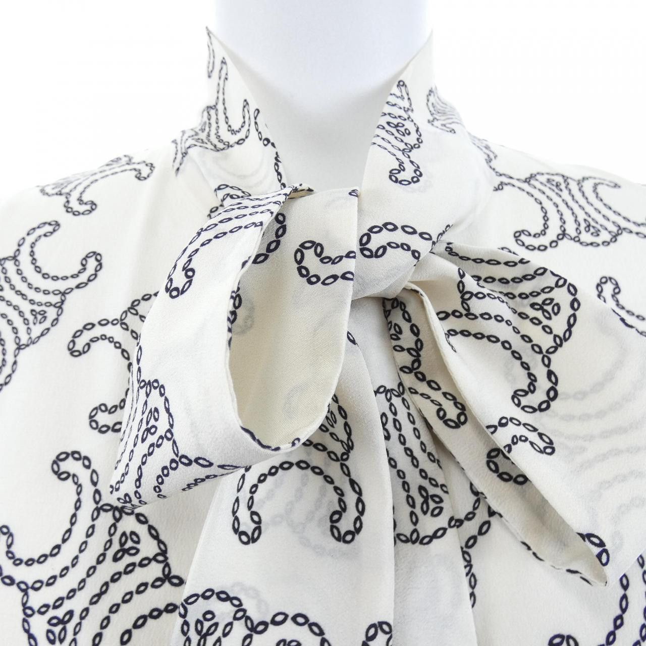 Celine Celine CELINE Silk Shirt Textile Tops 2B1040632 DUTY FREE for USA Size ONE SIZE - 5 Thumbnail